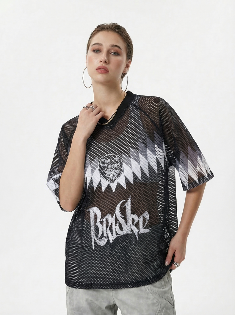 Omirad AIM 18 Mesh Jersey T-Shirt | Streetwear Soccer Top