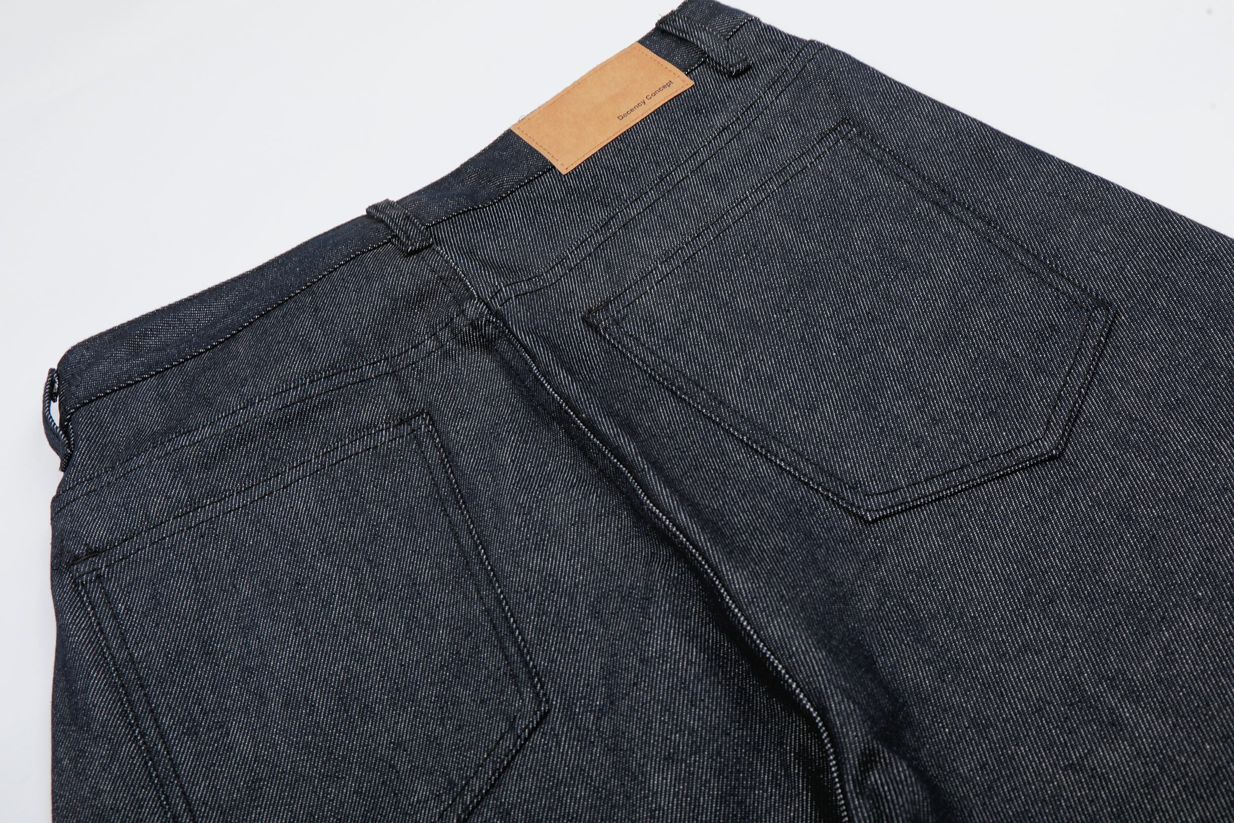 Omirad Raw Button-Fly Wide-Leg Denim Jorts | Longline Fit