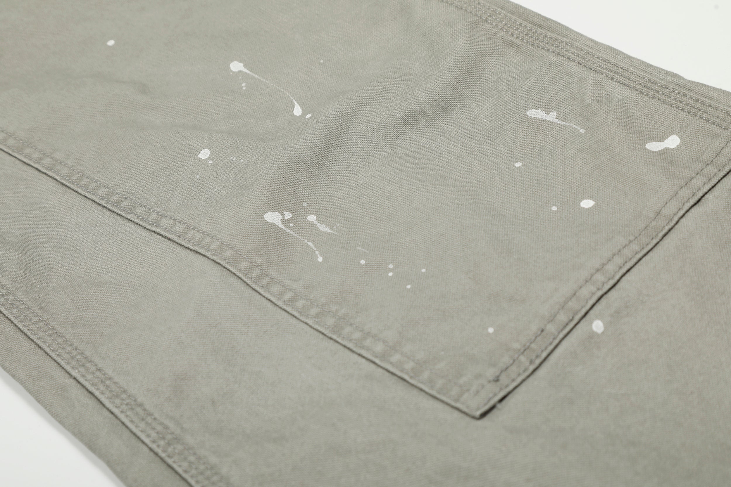 Paint-Splatter Carpenter Pants | Heavyweight Cotton Workwear