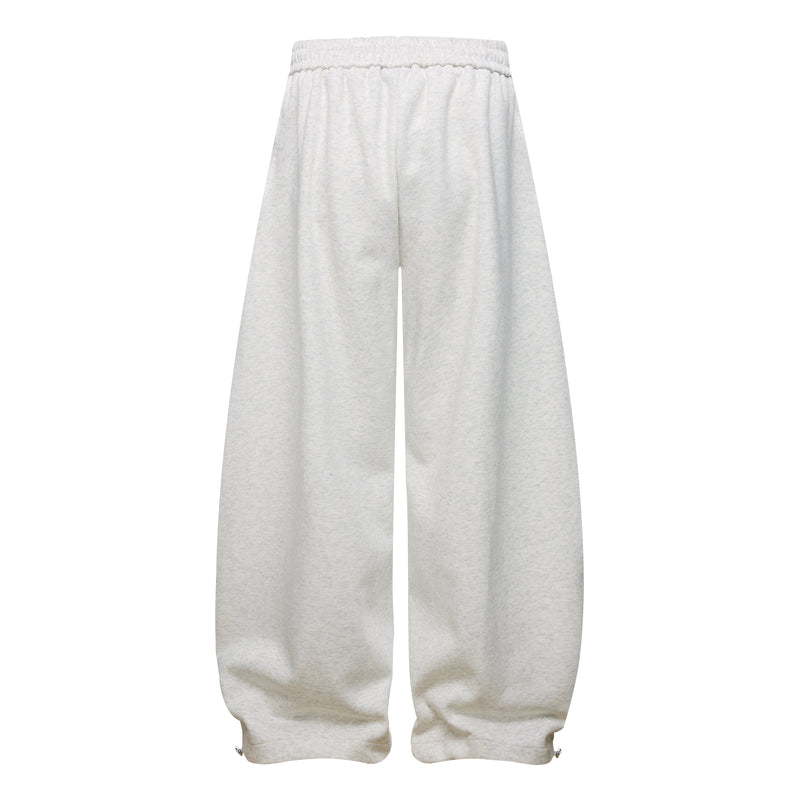 Curved Stripe Track Pants | Wide Leg Streetwear Sweatpants