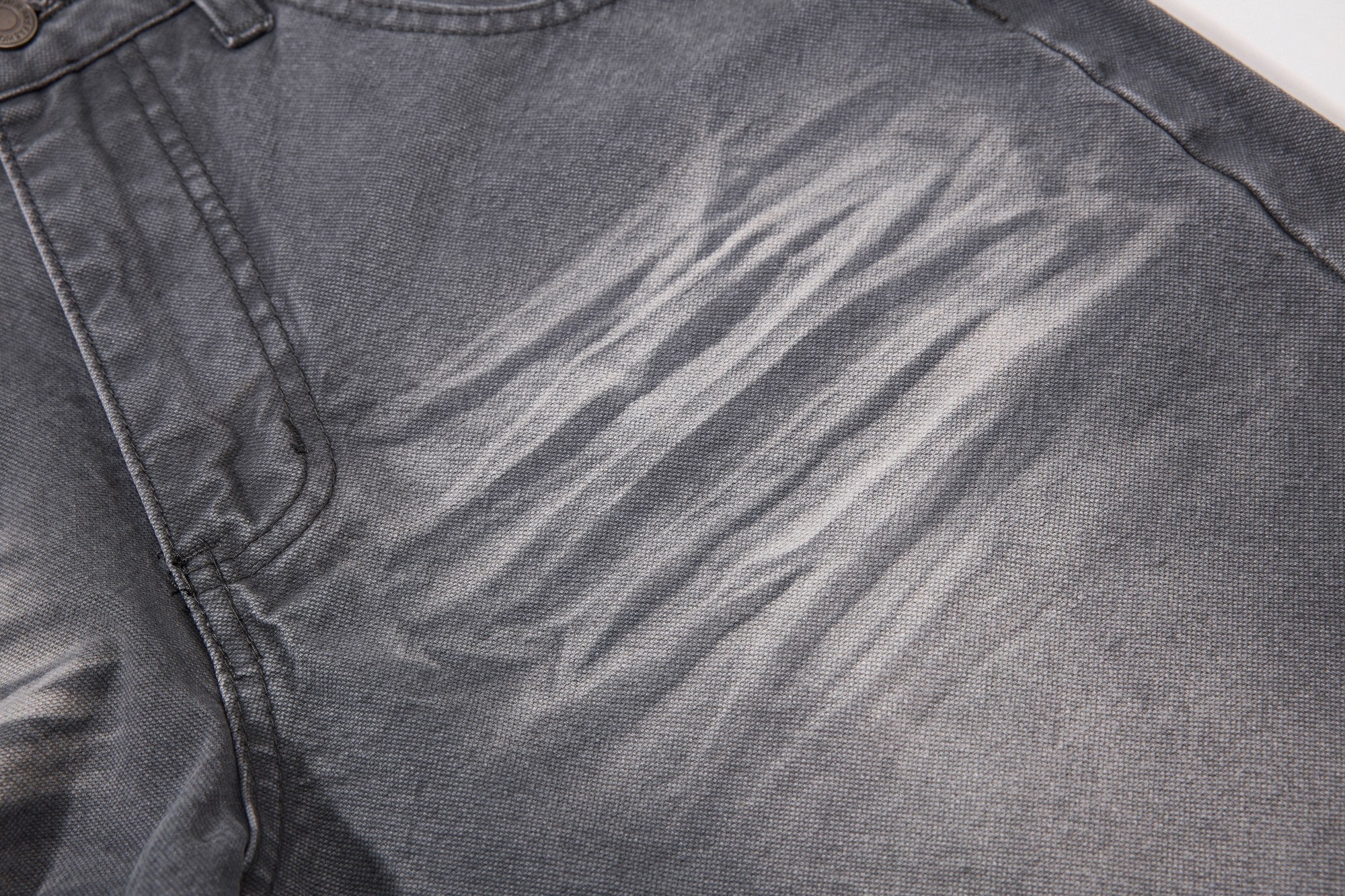 Vintage Fade Wide-Leg Denim Pants | Washed Streetwear Jeans