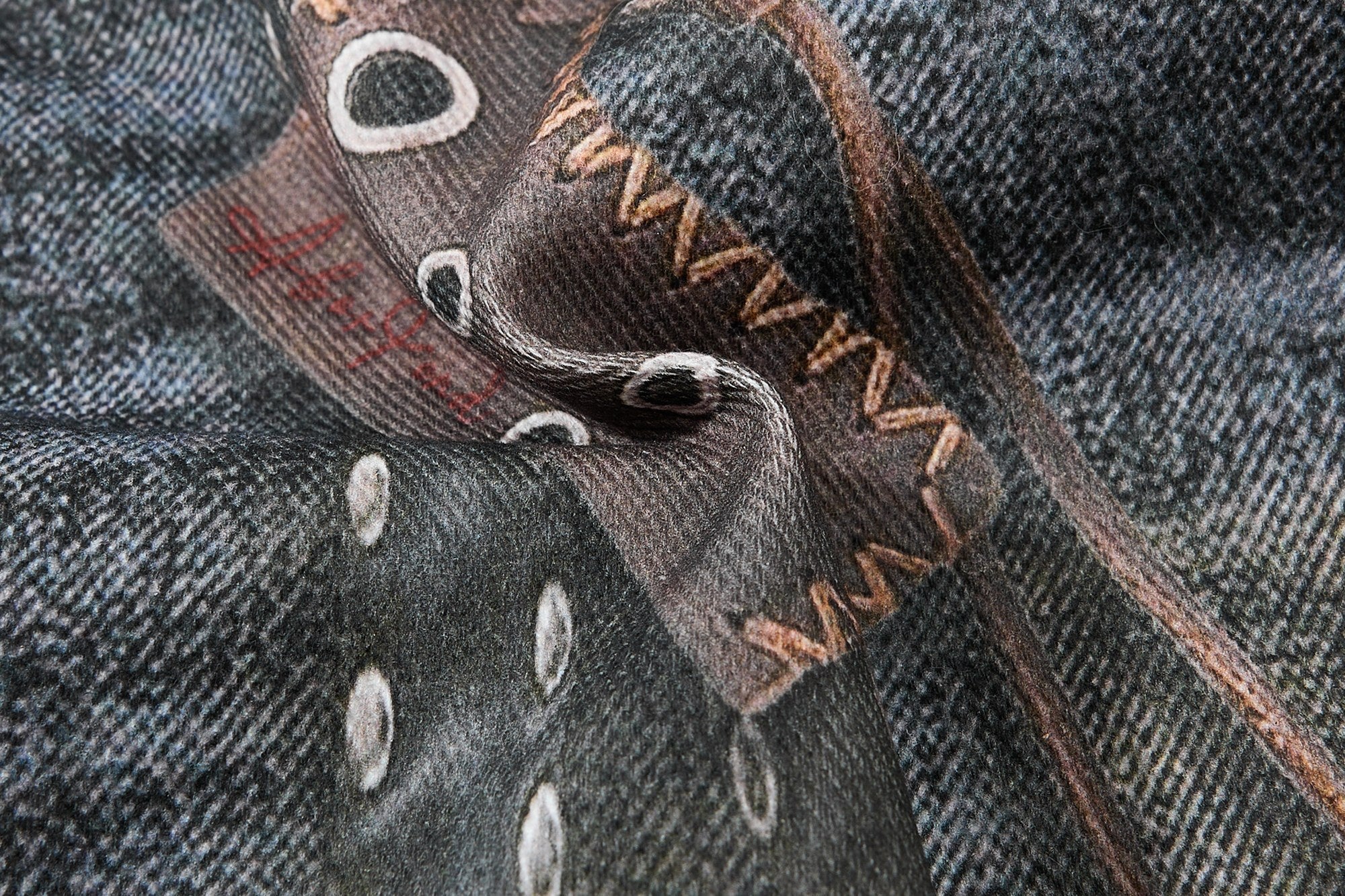 Layered Punk Denim Jorts | Wide-Leg Y2K Streetwear Shorts