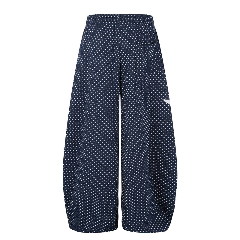 Polka Dot Star Print Wide-Leg Sweatpants | Y2K Streetwear