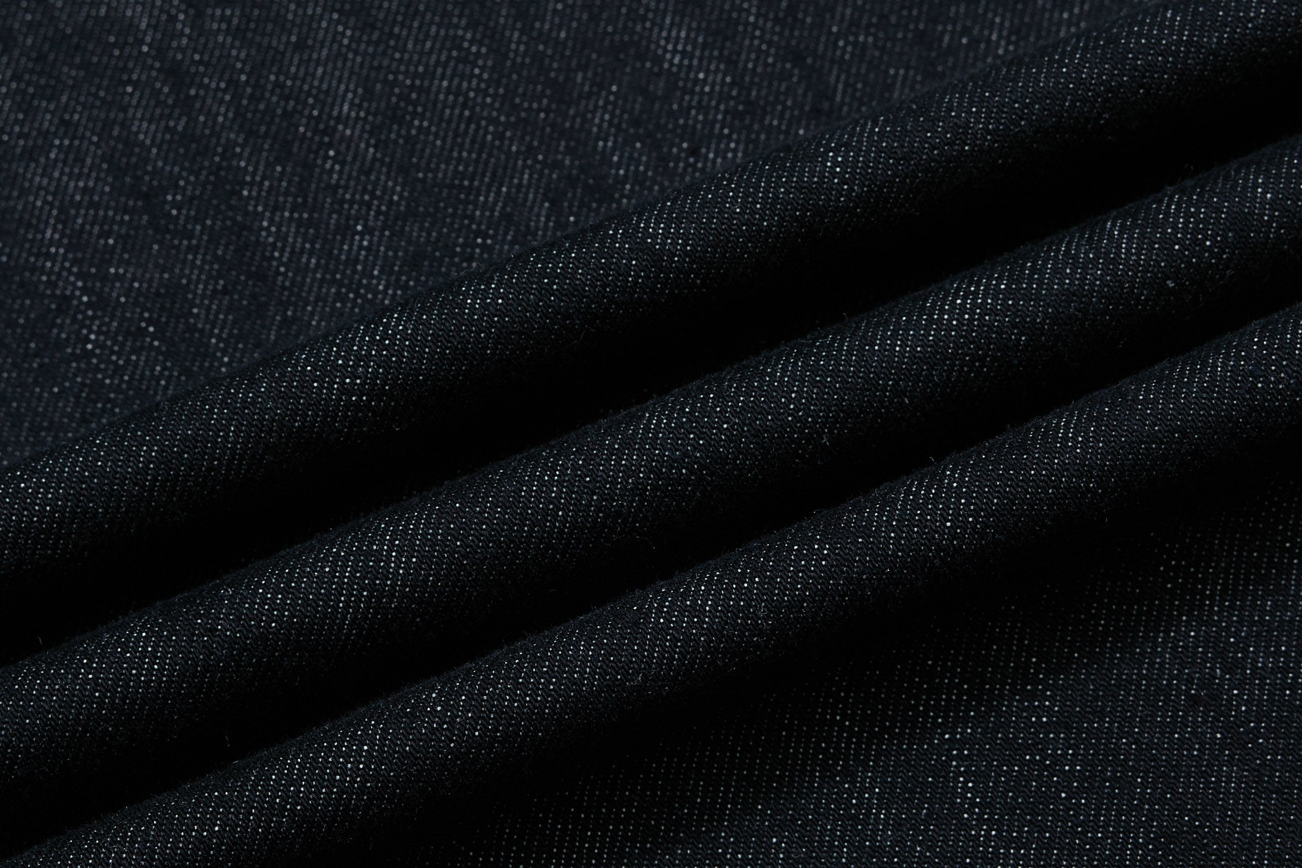 Omirad Buckle Detail Wide-Leg Dark Wash Denim Pants