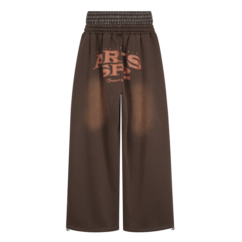 Vintage Fade Wide-Leg Sweatpants | Streetwear Joggers