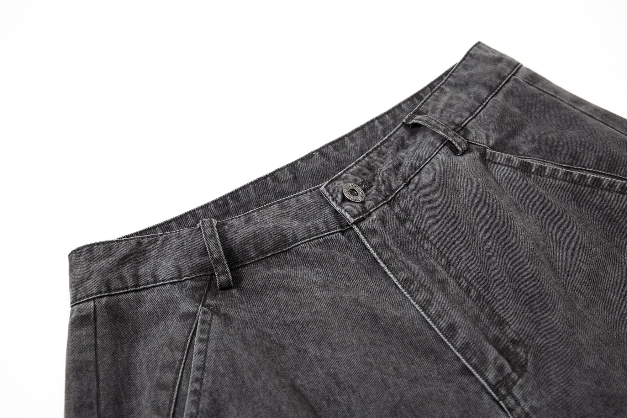 Omirad Washed Wide-Leg Cargo Pants | Heavy Cotton Streetwear