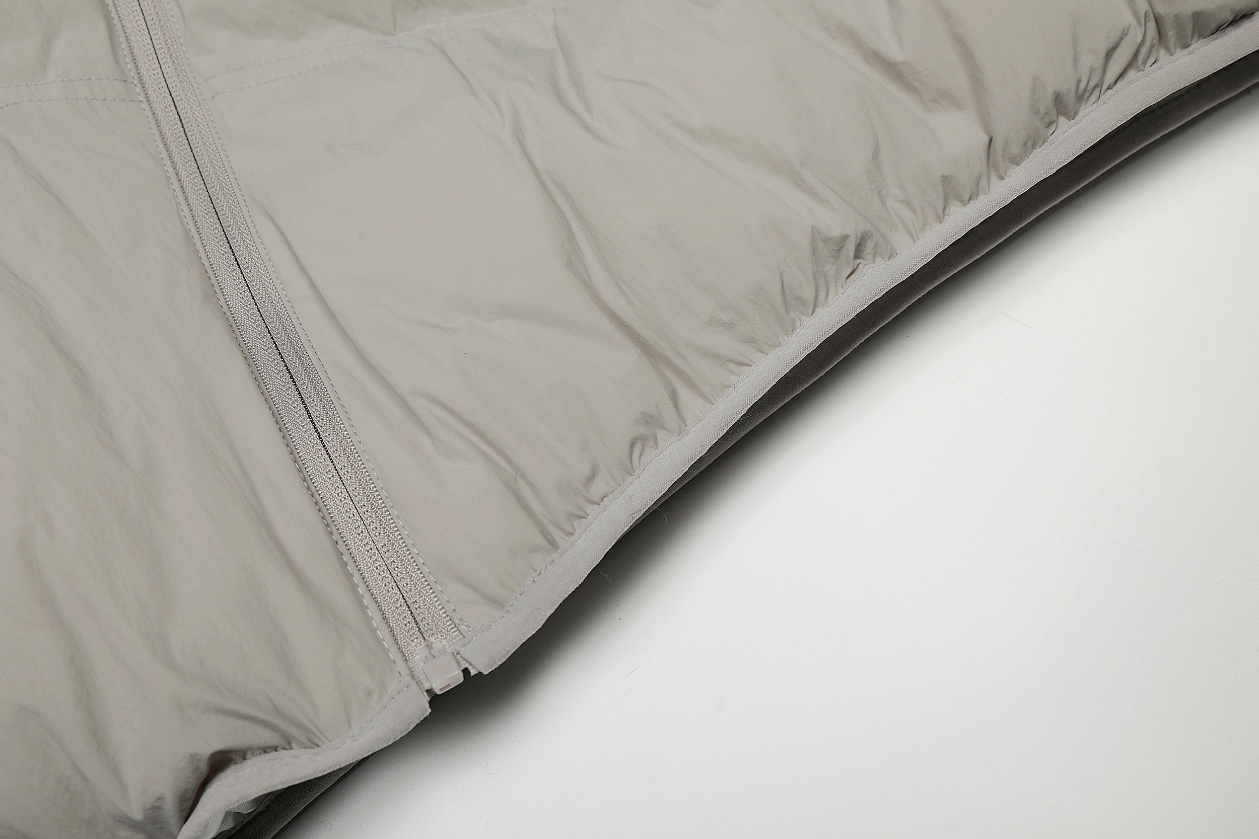 Asymmetric Zipper Hooded Puffer Jacket | Streetwear Insulated