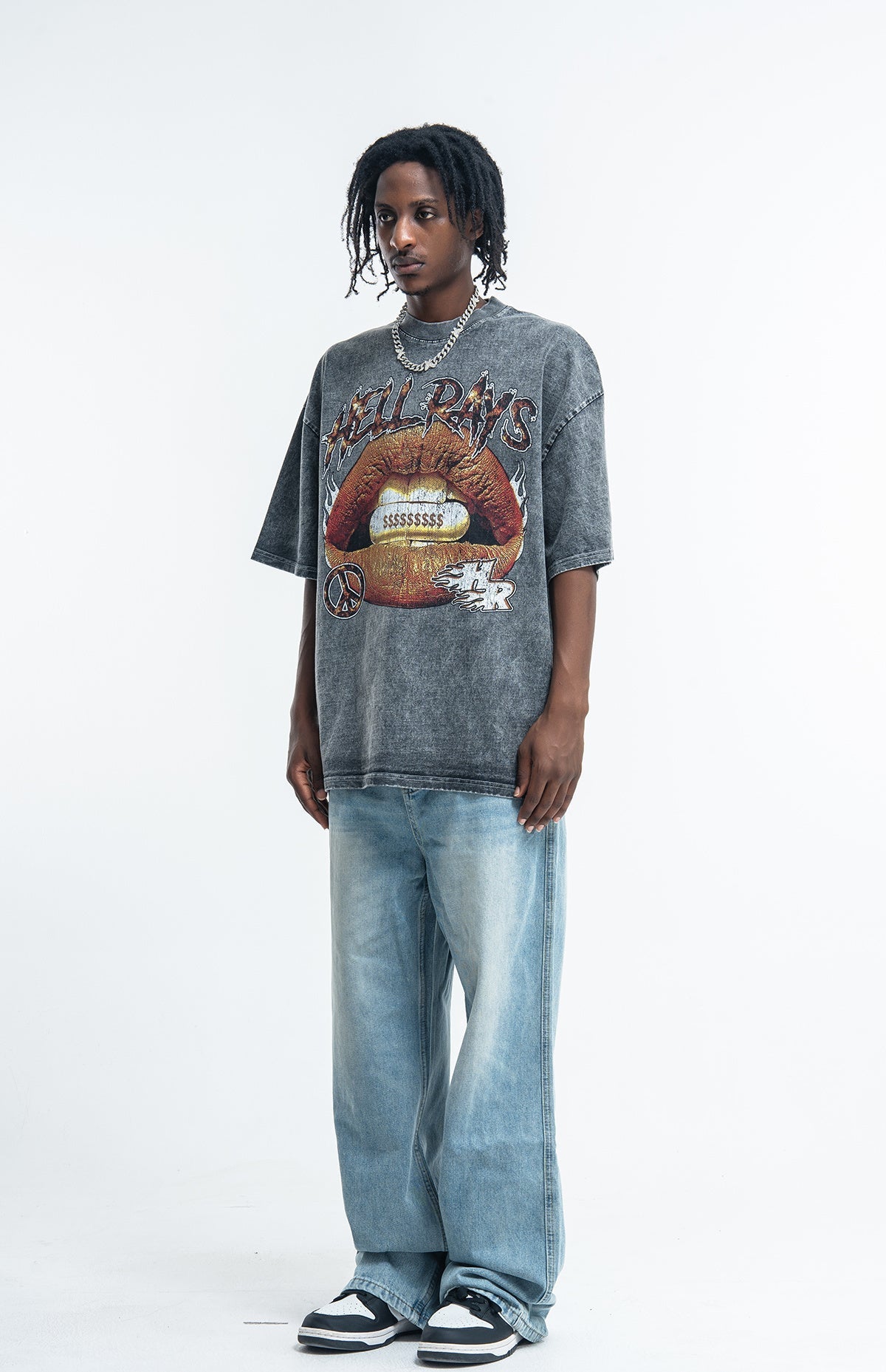 Omirad Hellrays Graphic Tee | Vintage Washed Streetwear