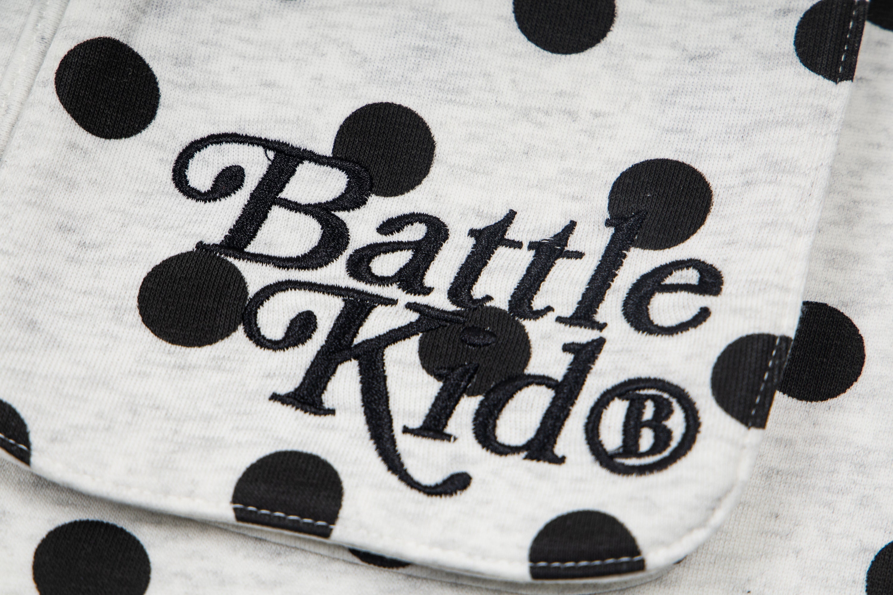 Battle Kid Polka Dot Wide-Leg Cargo Pants with Charms