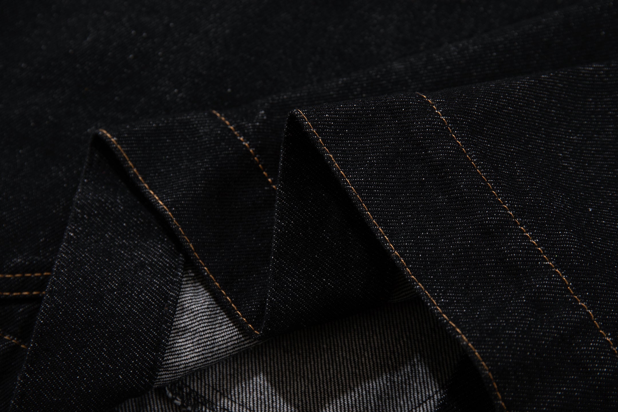 Omirad Curved Seam Denim Jacket | Dark Indigo Cotton