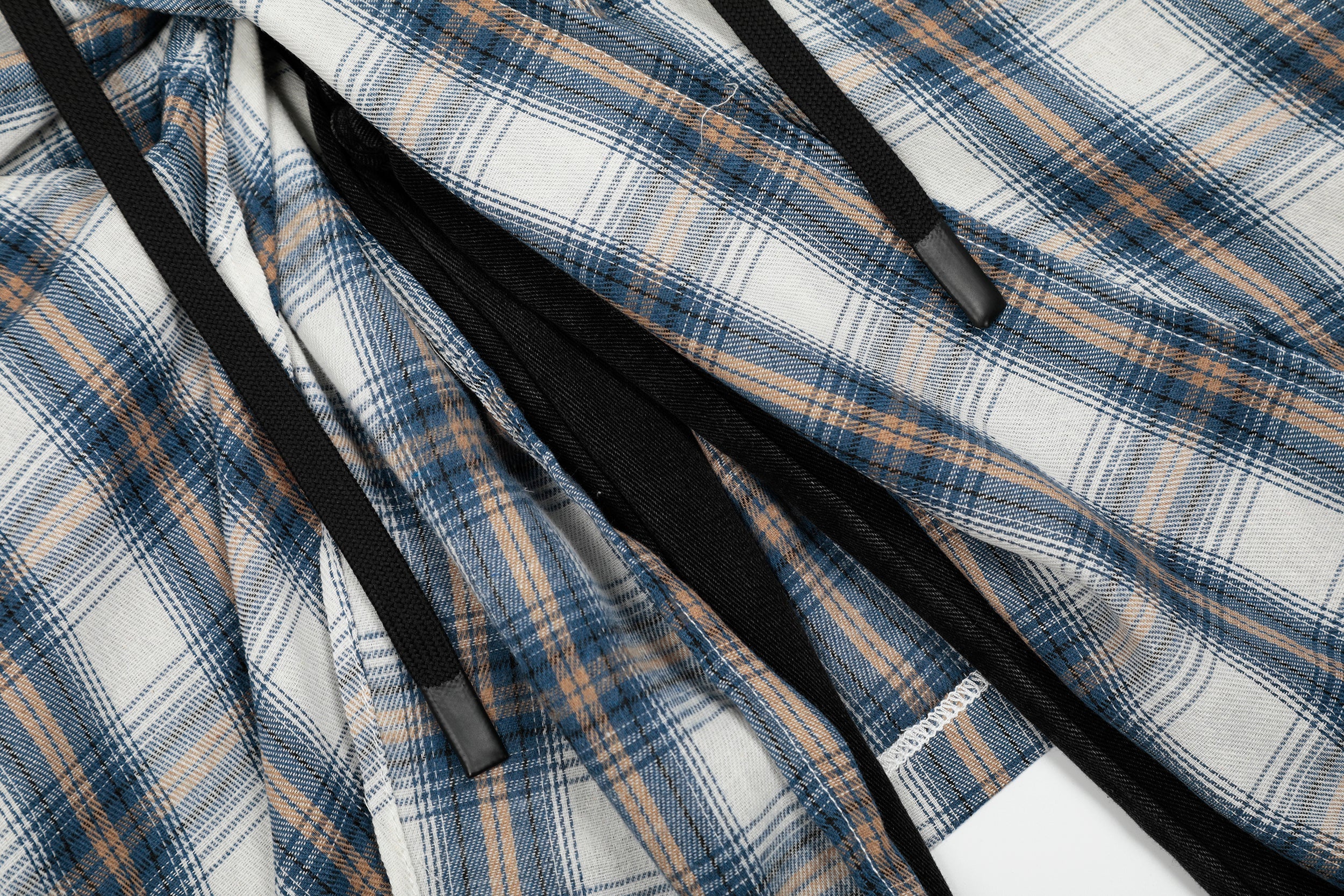 Omirad Layered Plaid Skirt-Pants | Deconstructed Streetwear