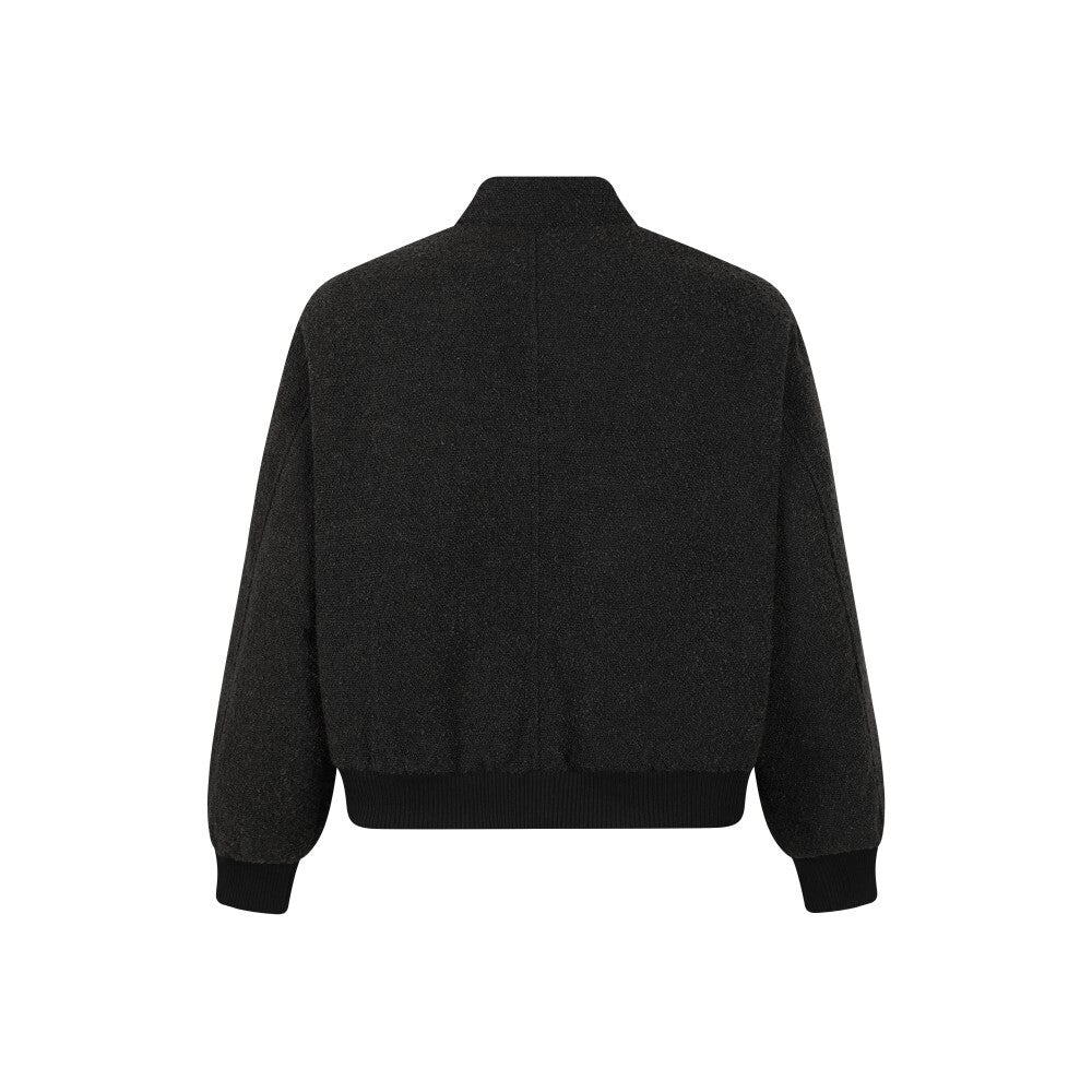 Omirad Textured Star Bomber Jacket | Streetwear Bomber