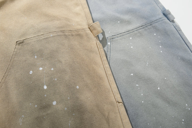 Omirad Vintage Workwear Wide-Leg Pants | 100% Cotton