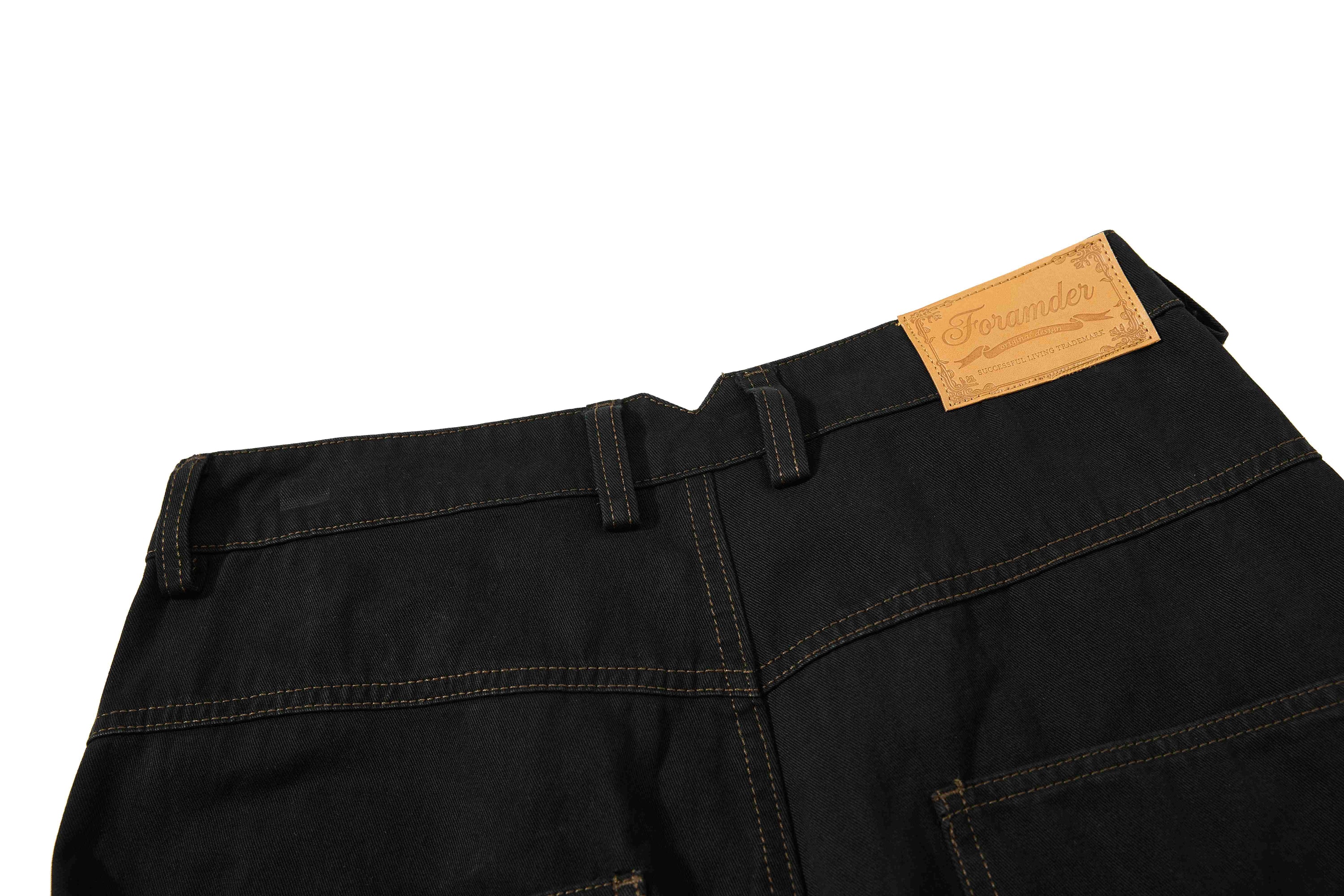 Military Rope Wide-Leg Pants | 100% Cotton Streetwear