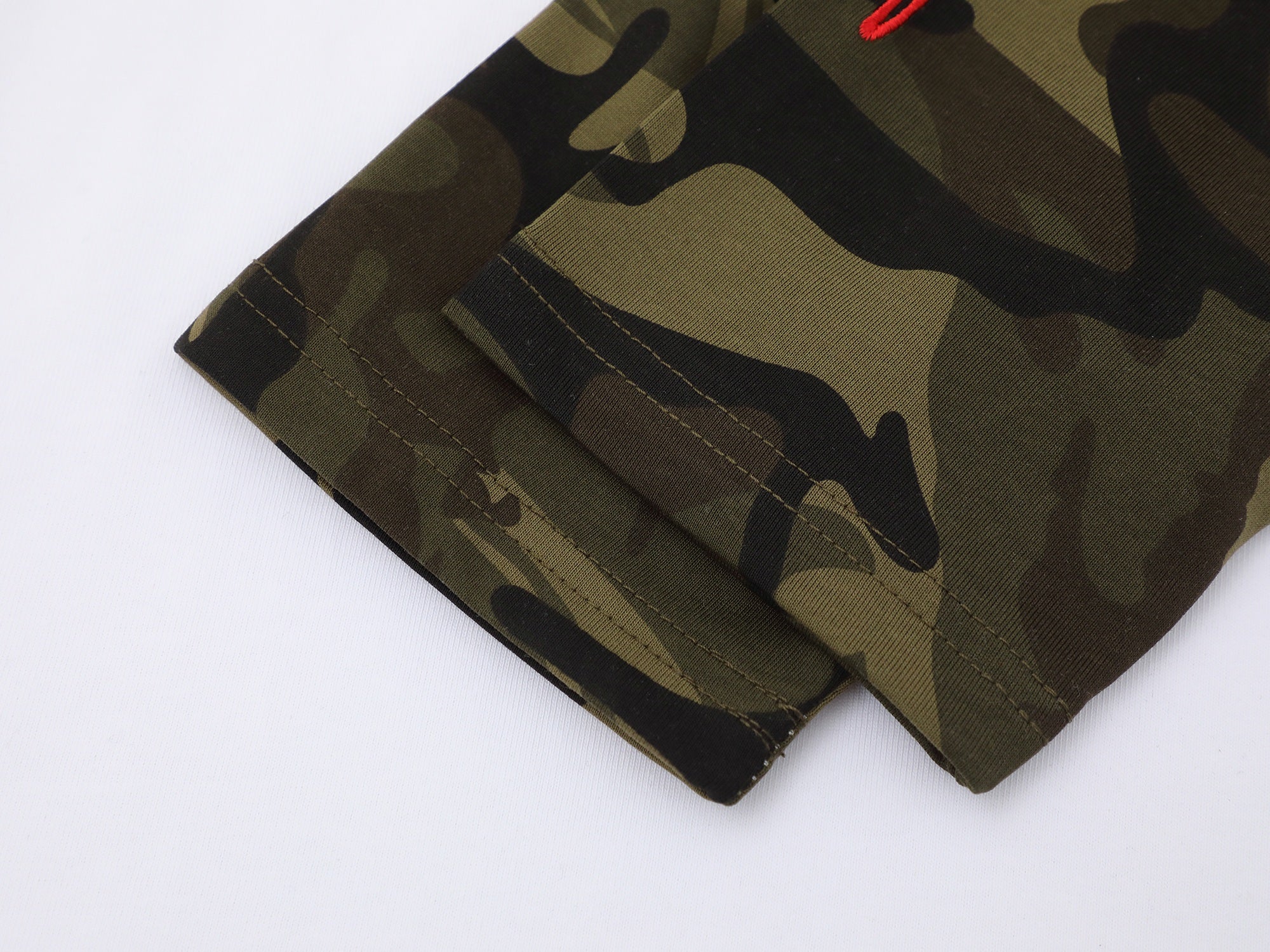 Camo Sleeve Raglan Long Sleeve Tee | Streetwear Cotton