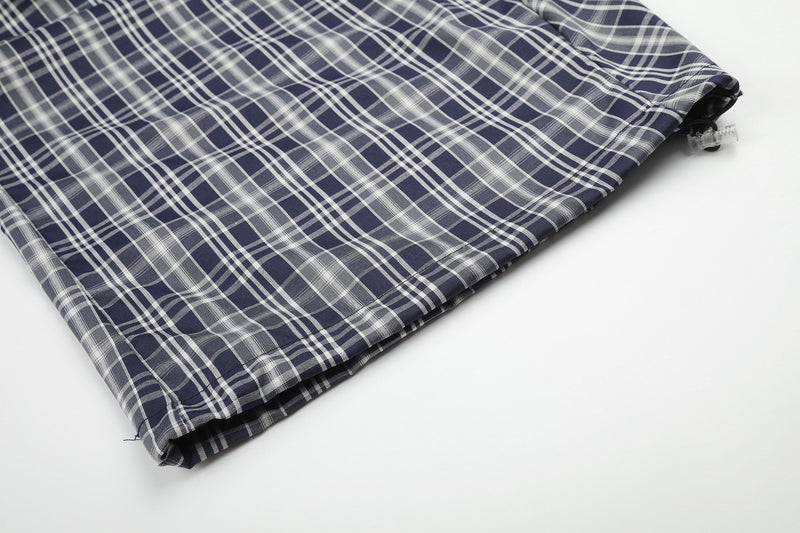 Omirad Plaid Balloon Wide-Leg Pants | Y2K Streetwear