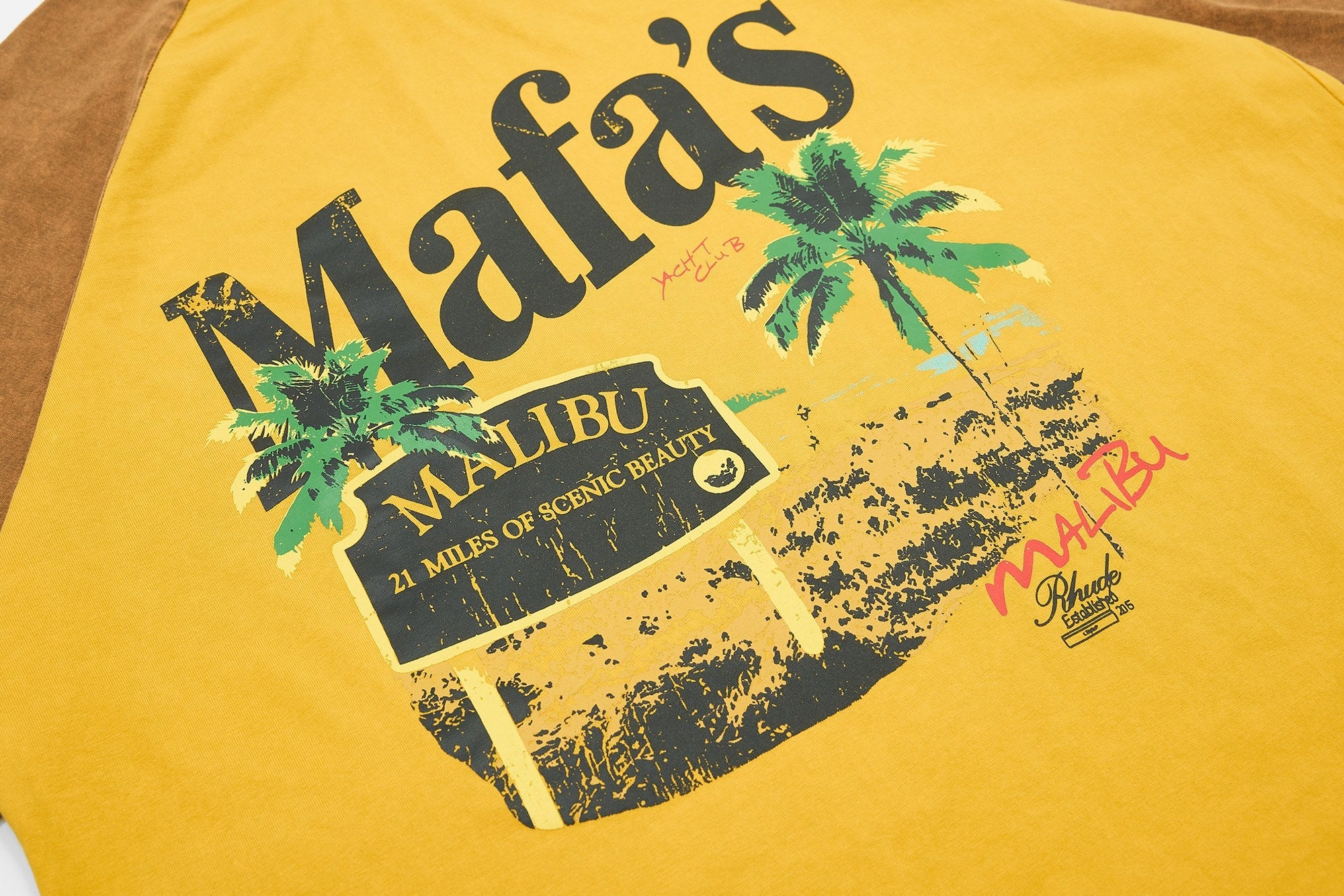 Mafa's Malibu Washed Raglan Tee | Vintage Coastal Streetwear
