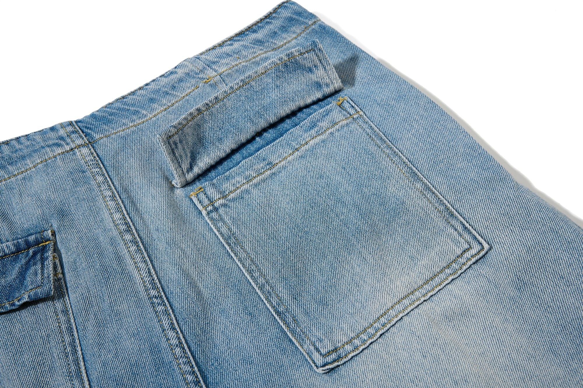 Omirad Vintage Wash Super Baggy Jeans | Y2K Wide Leg Denim