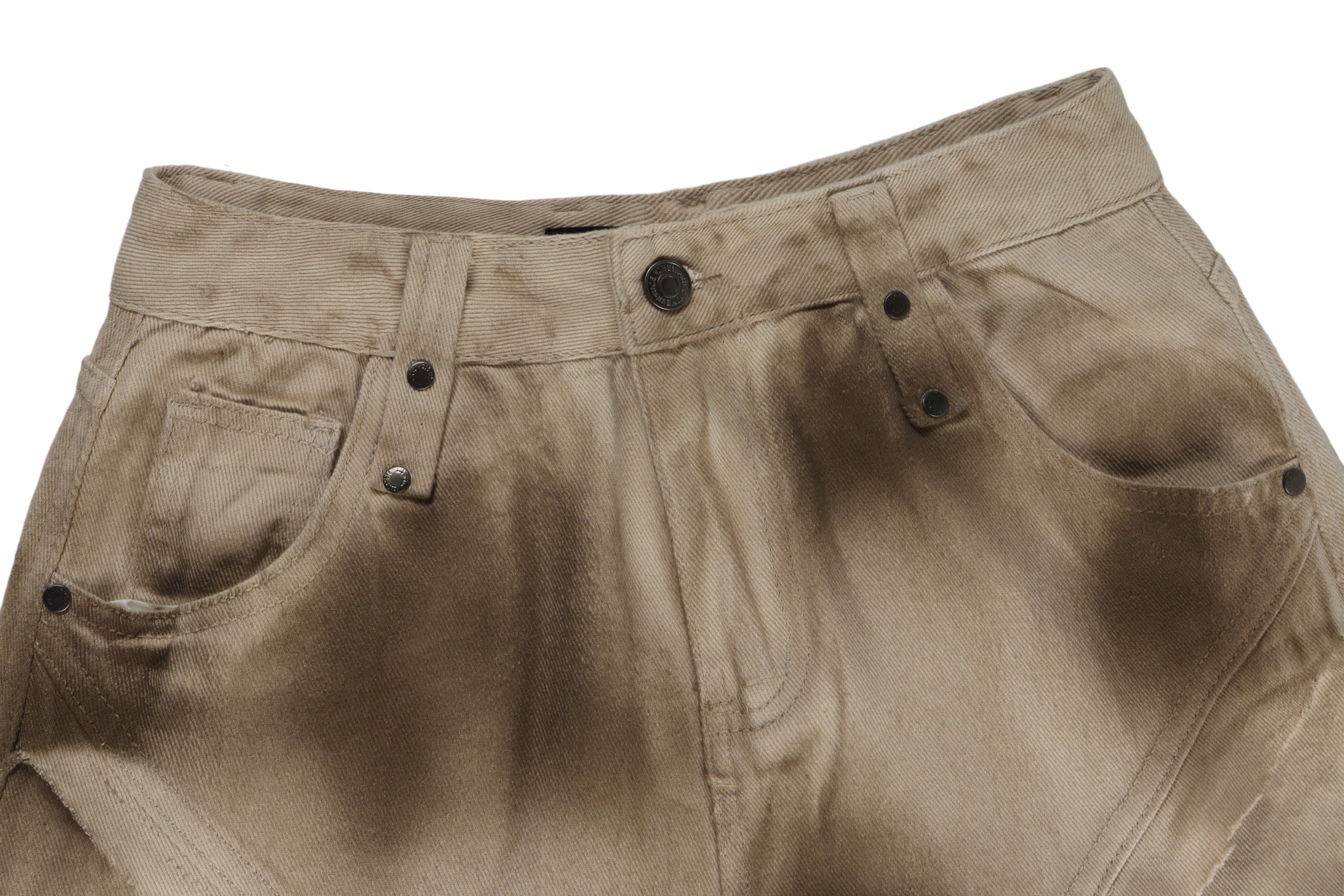Omirad Distressed Cargo Barrel Pants | Avant-Street Style