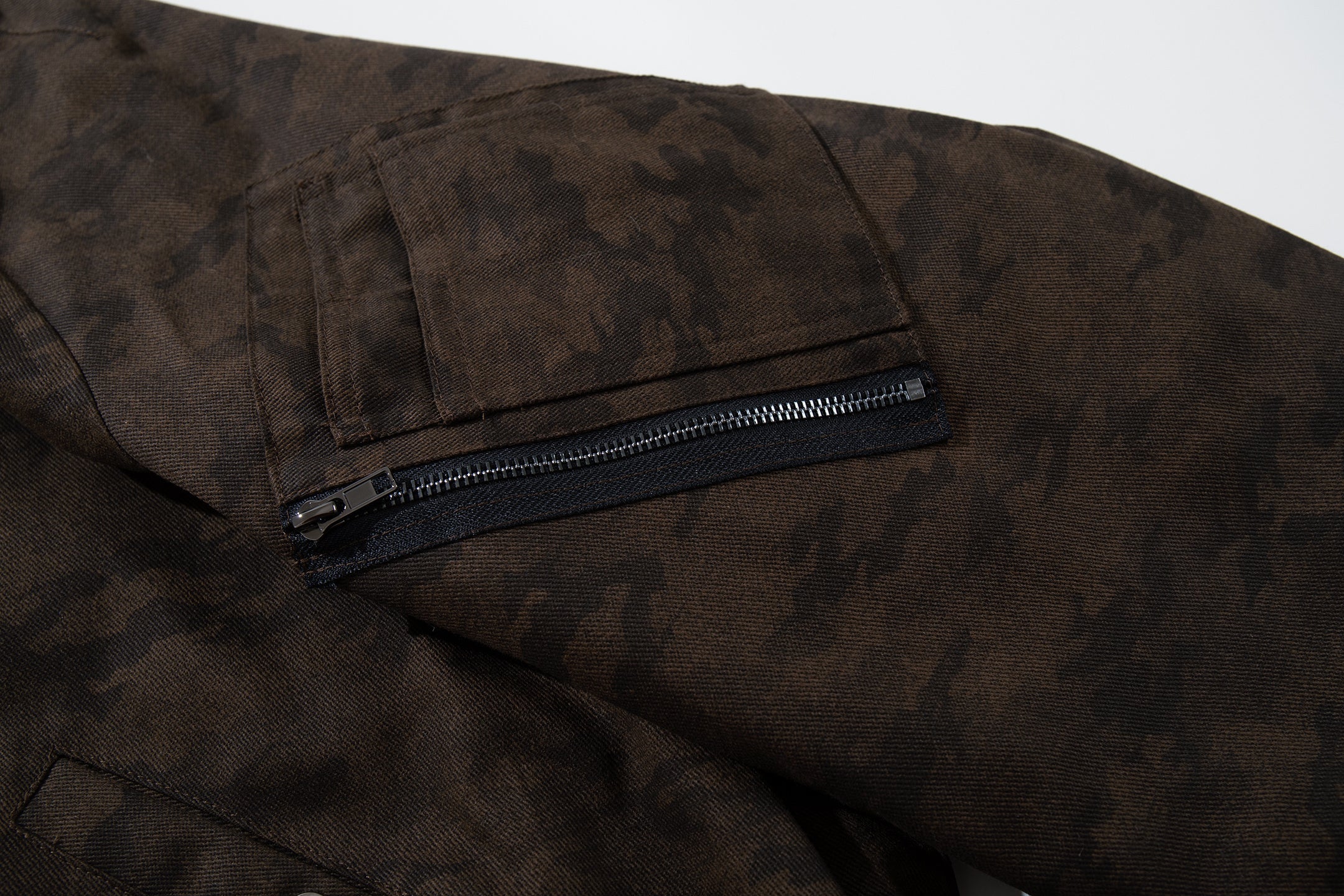 Omirad Camo Faux Fur Hood Bomber Jacket | Heavyweight Cotton