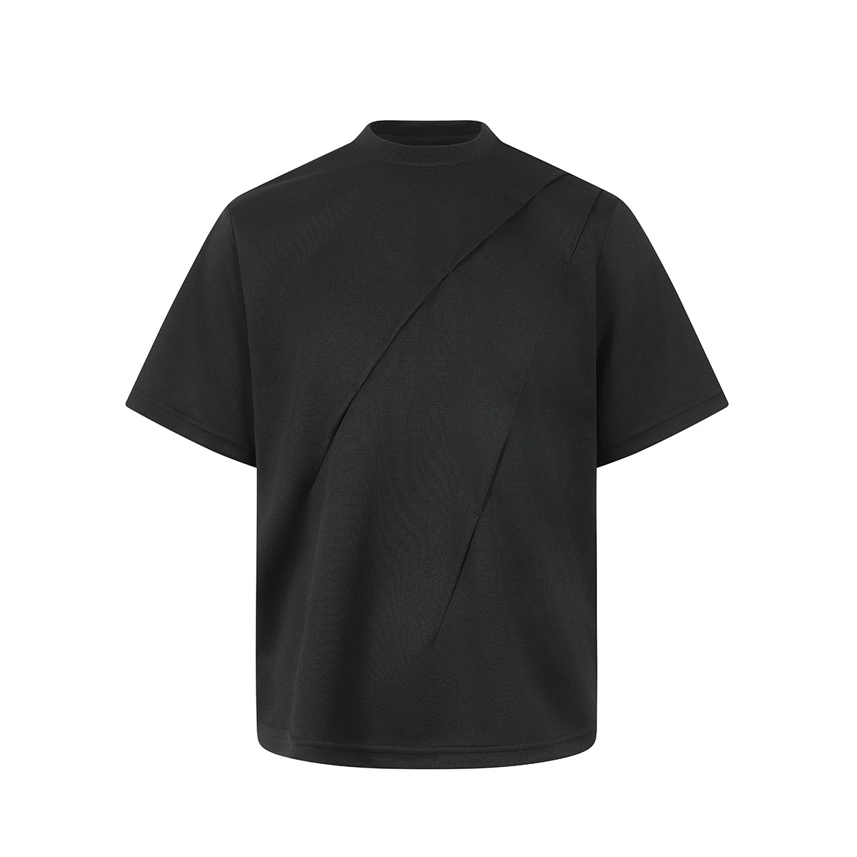 Omirad Asym Cut Oversized Tee | Asymmetric Seam Streetwear