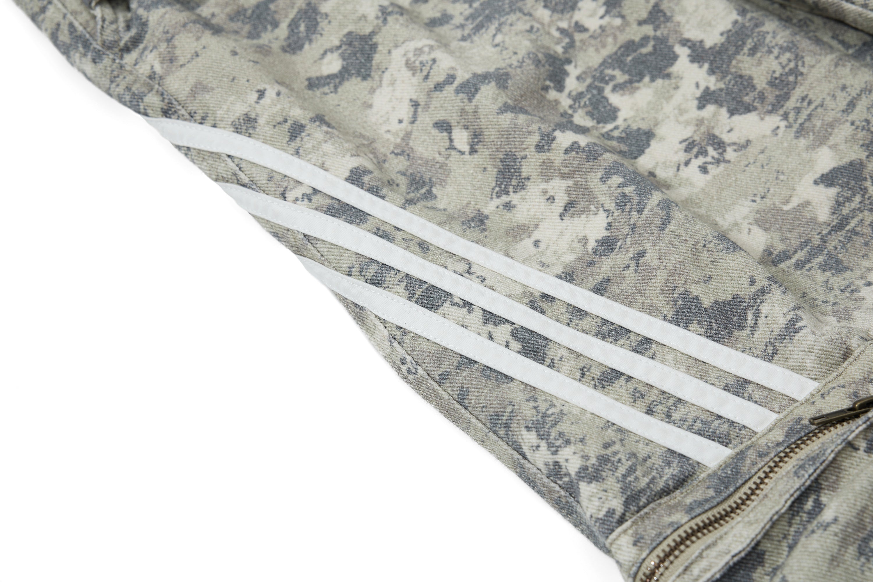 Omirad Tactical Camo Wide-Leg Cargo Pants with Reflective Stripe