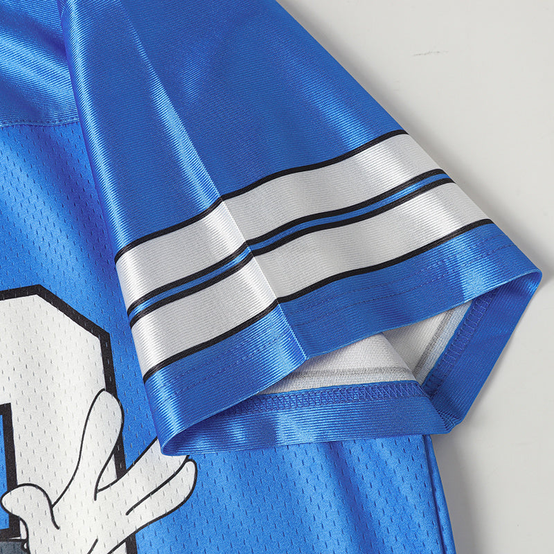 Tom & Jerry Cartoon Football Jersey | Varsity Streetwear