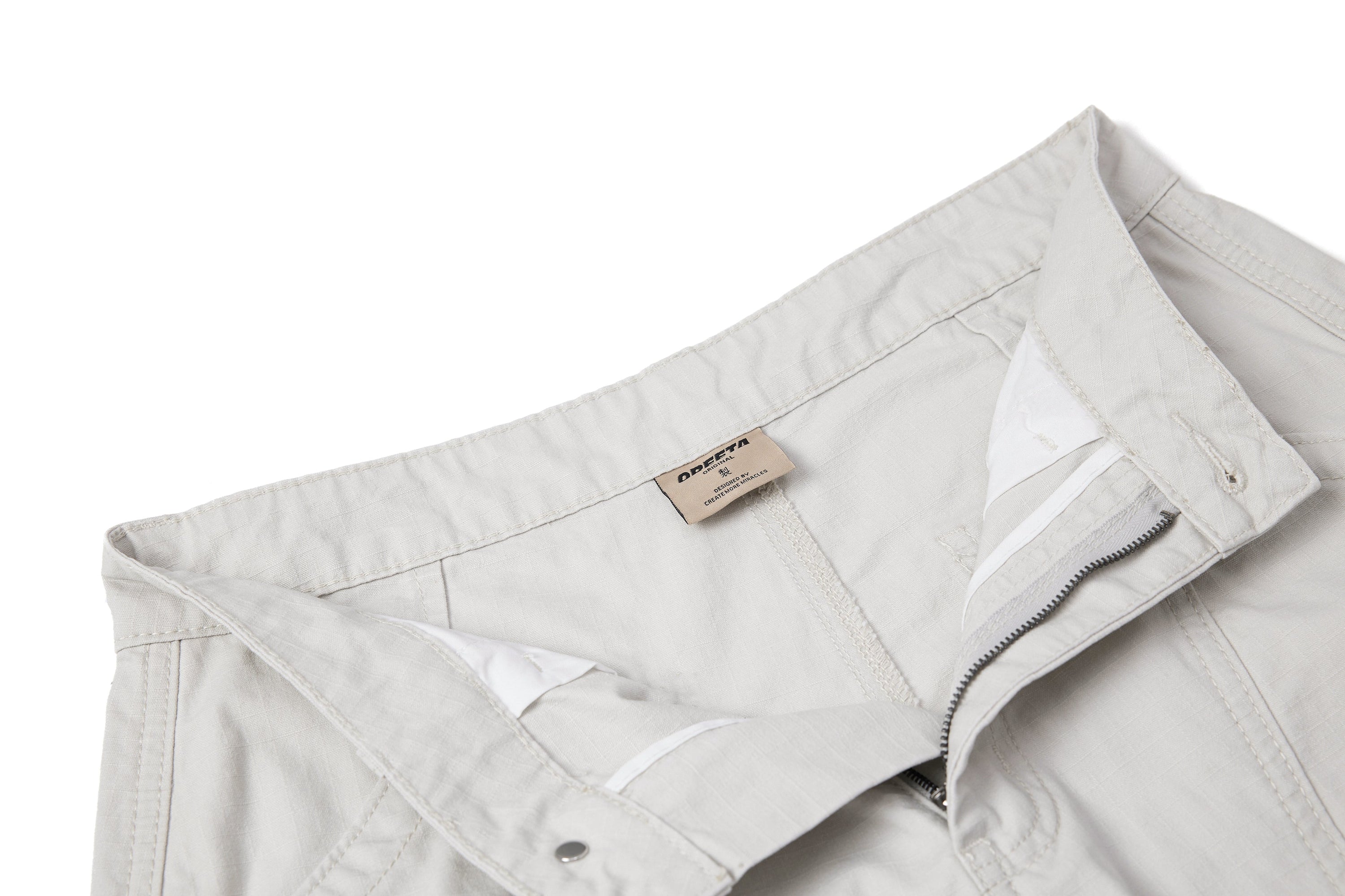 Multi-Panel Utility Wide-Leg Cargo Pants | 100% Cotton