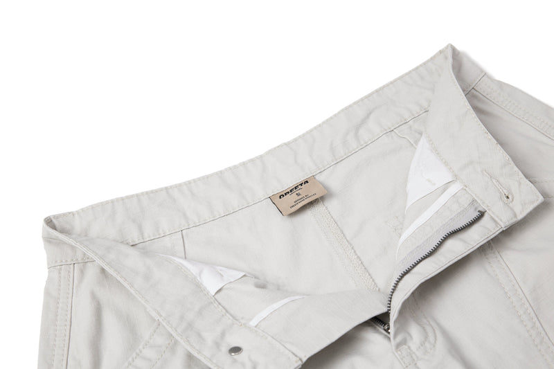 Multi-Panel Utility Wide-Leg Cargo Pants | 100% Cotton
