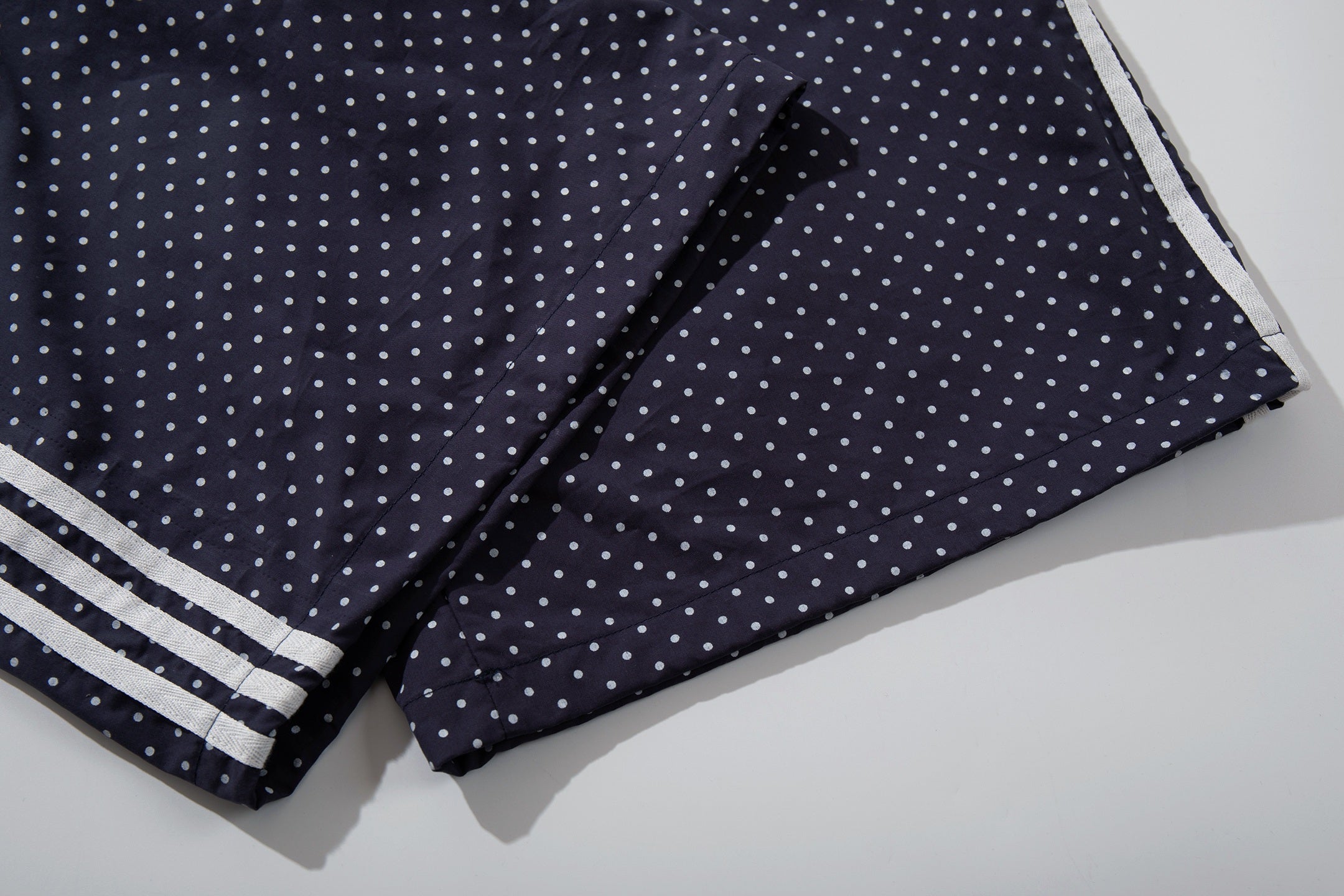 Polka Dot Wide-Leg Track Pants | Sporty Streetwear