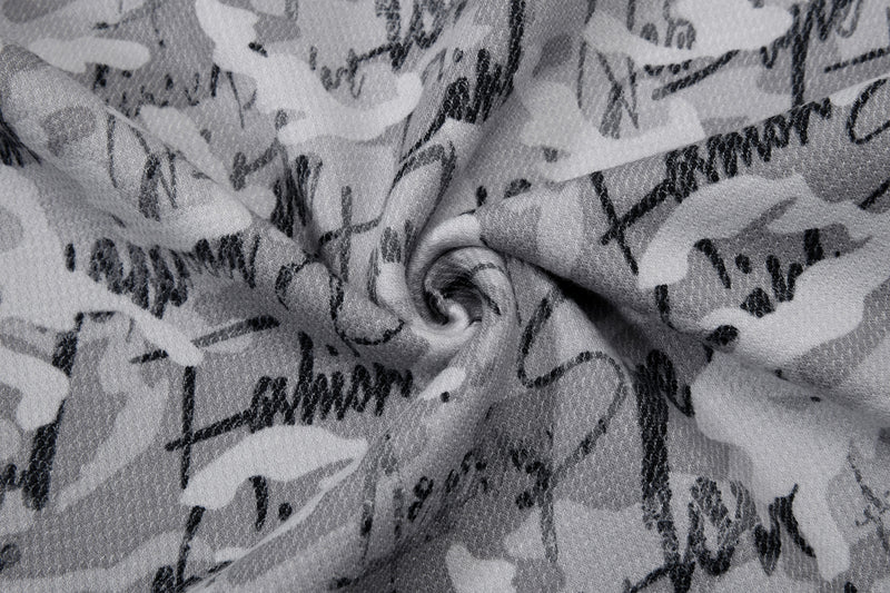 Omirad Camo Script Wide-Leg Streetwear Pants