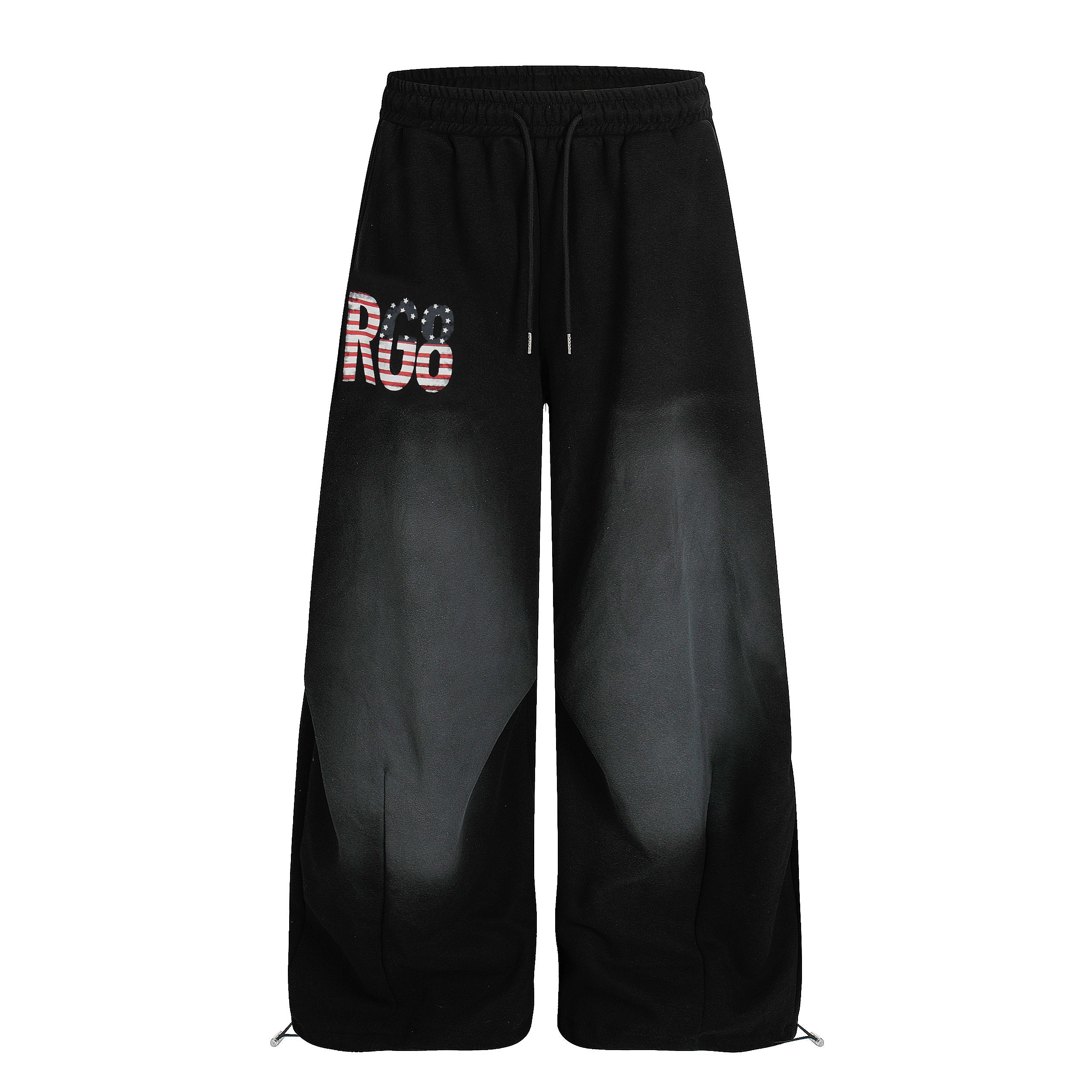 Omirad Gradient Logo Wide-Leg Sweatpants | Streetwear