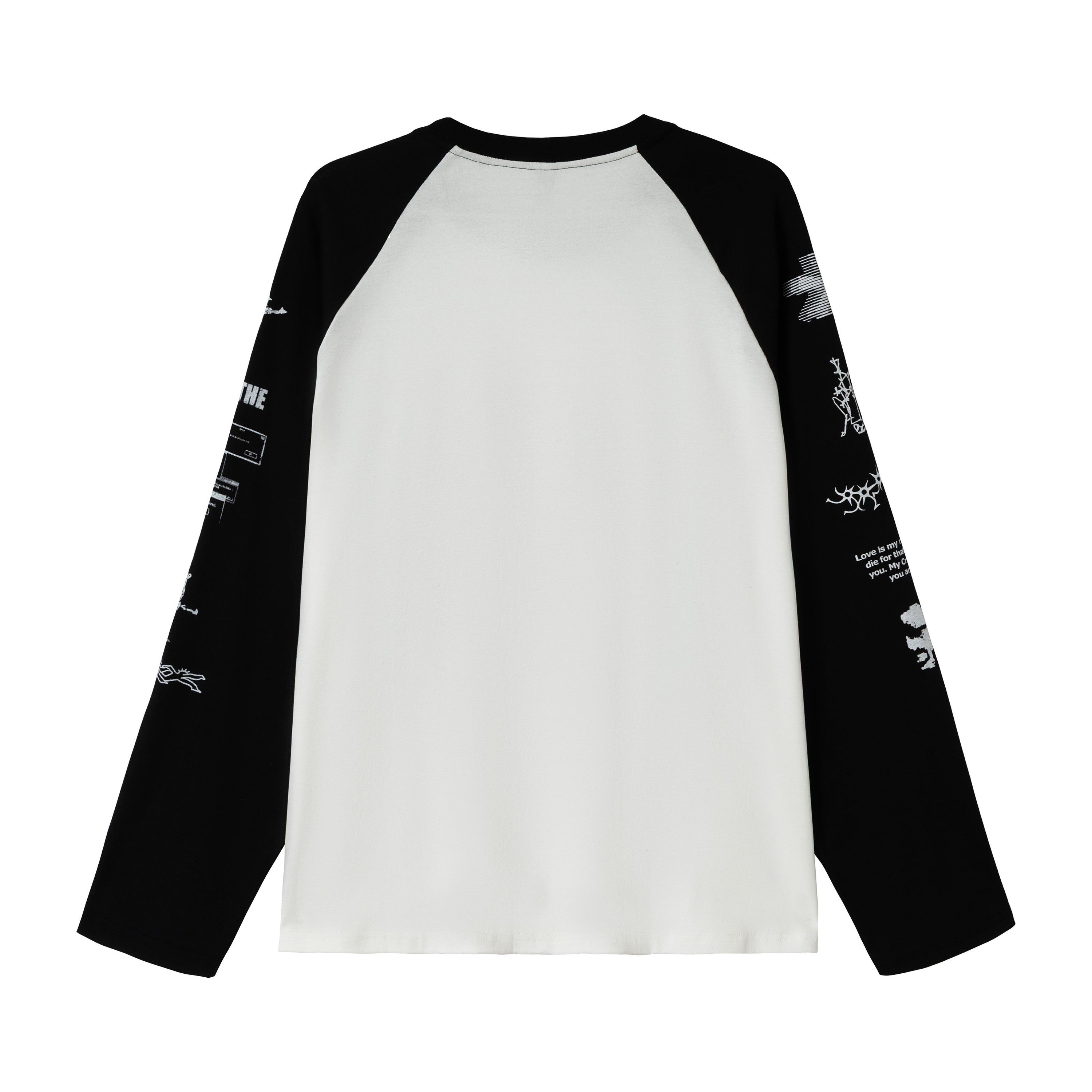 Omirad Graphic Raglan Long-Sleeve T-Shirt | Streetwear