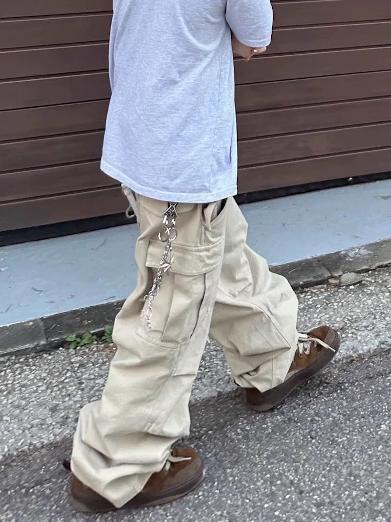 Omirad Utility Cargo Wide-Leg Pants | Tactical Streetwear