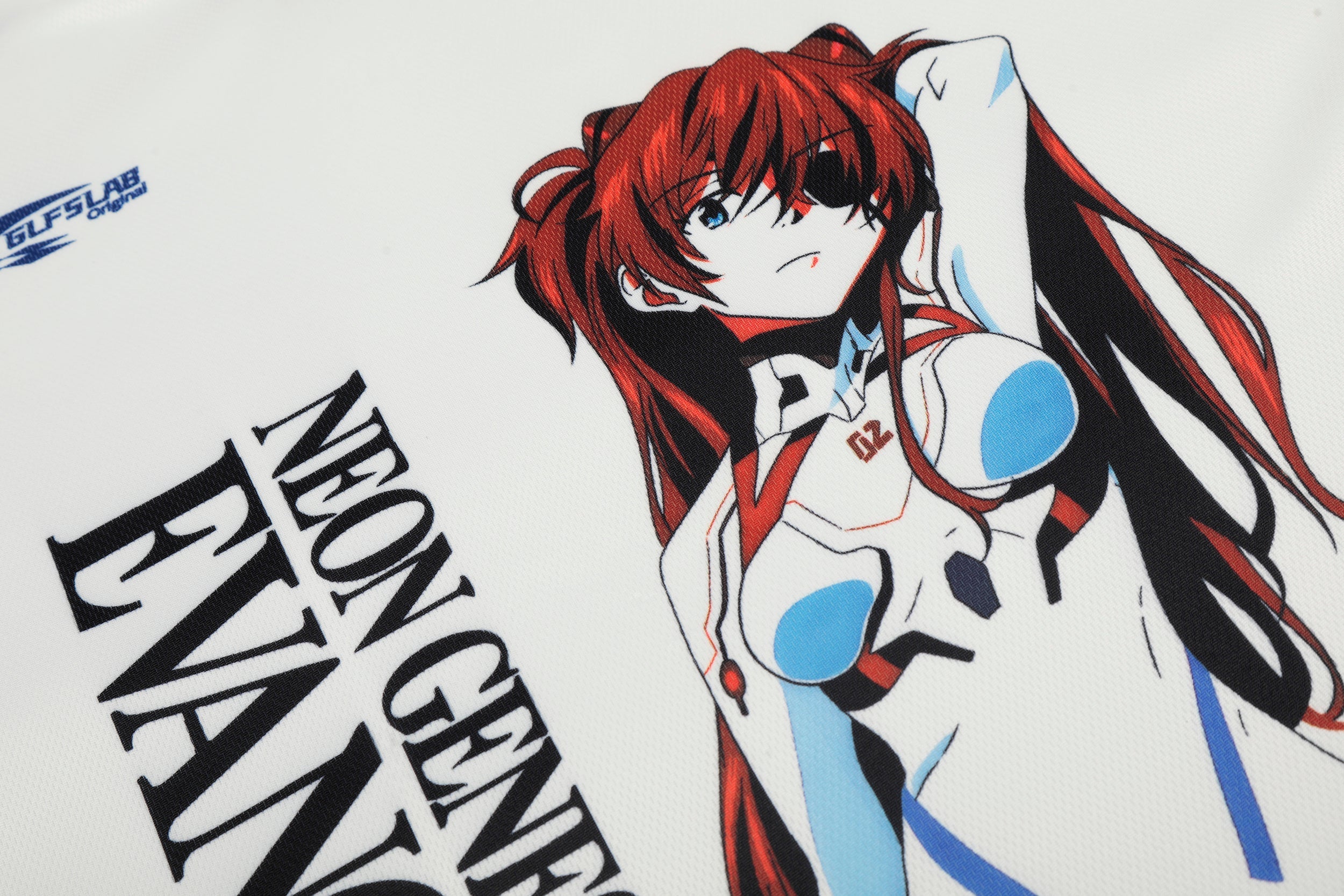 Neon Genesis Evangelion Anime Graphic Mesh Soccer Jersey