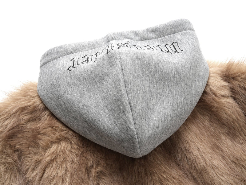 Faux Fur Hooded Bomber Jacket | Streetwear Cropped Zip-Up