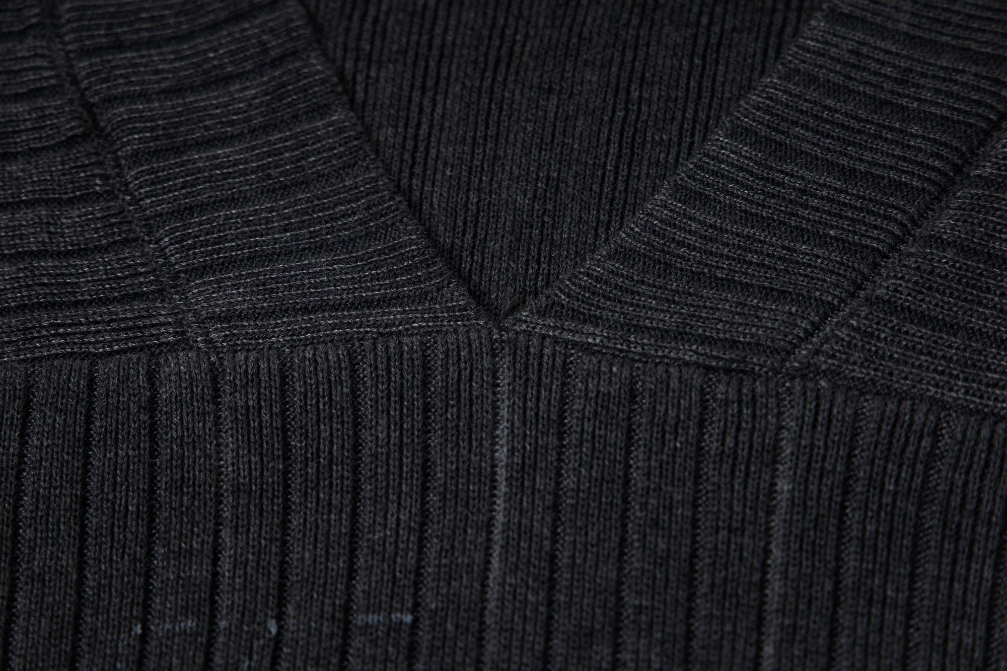 Vintage Graphic Ribbed Knit Top | Number 12 V-Neck Sweater