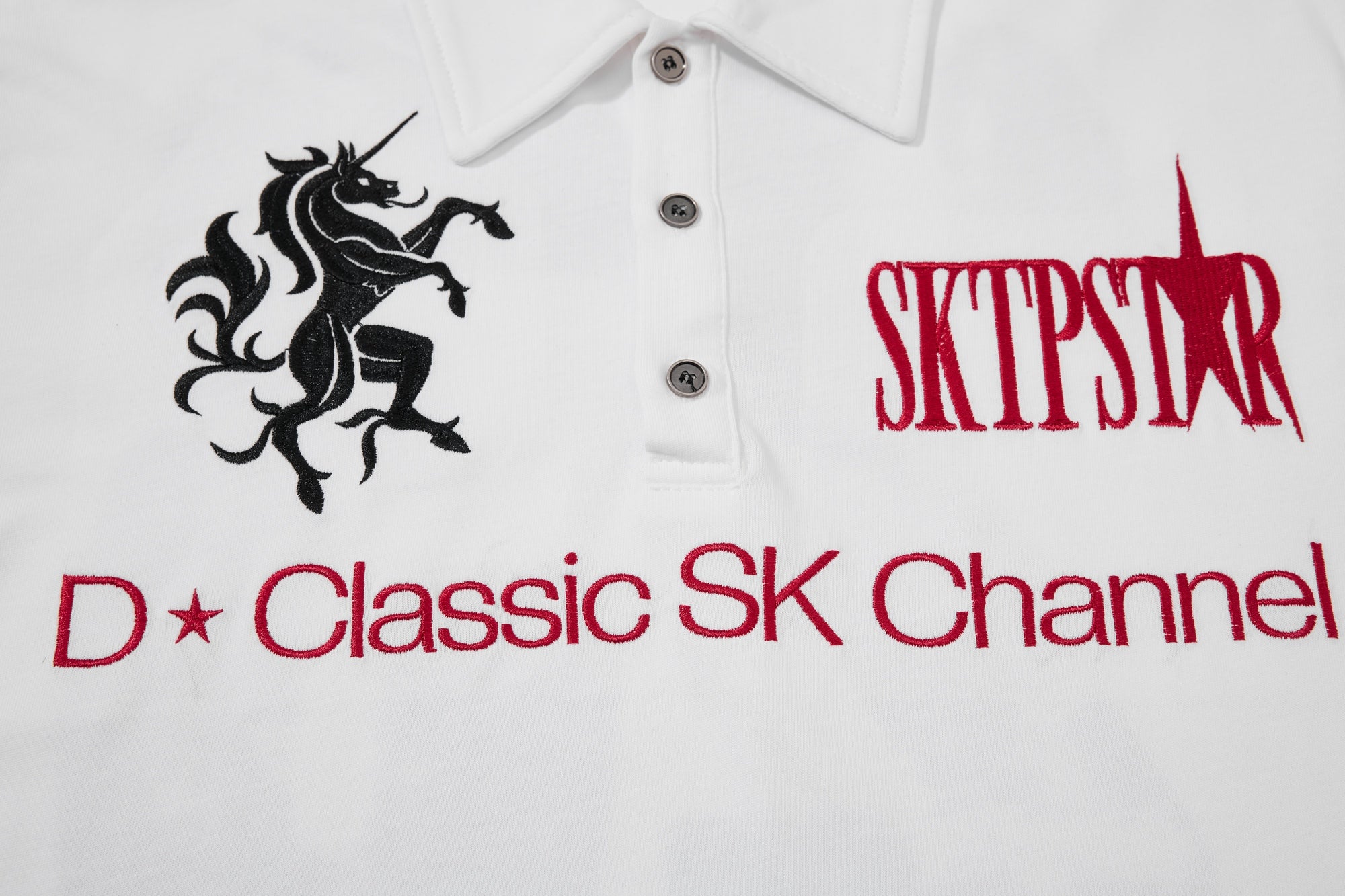 SK Channel Graphic Polo Tee | Streetwear Polo Shirt