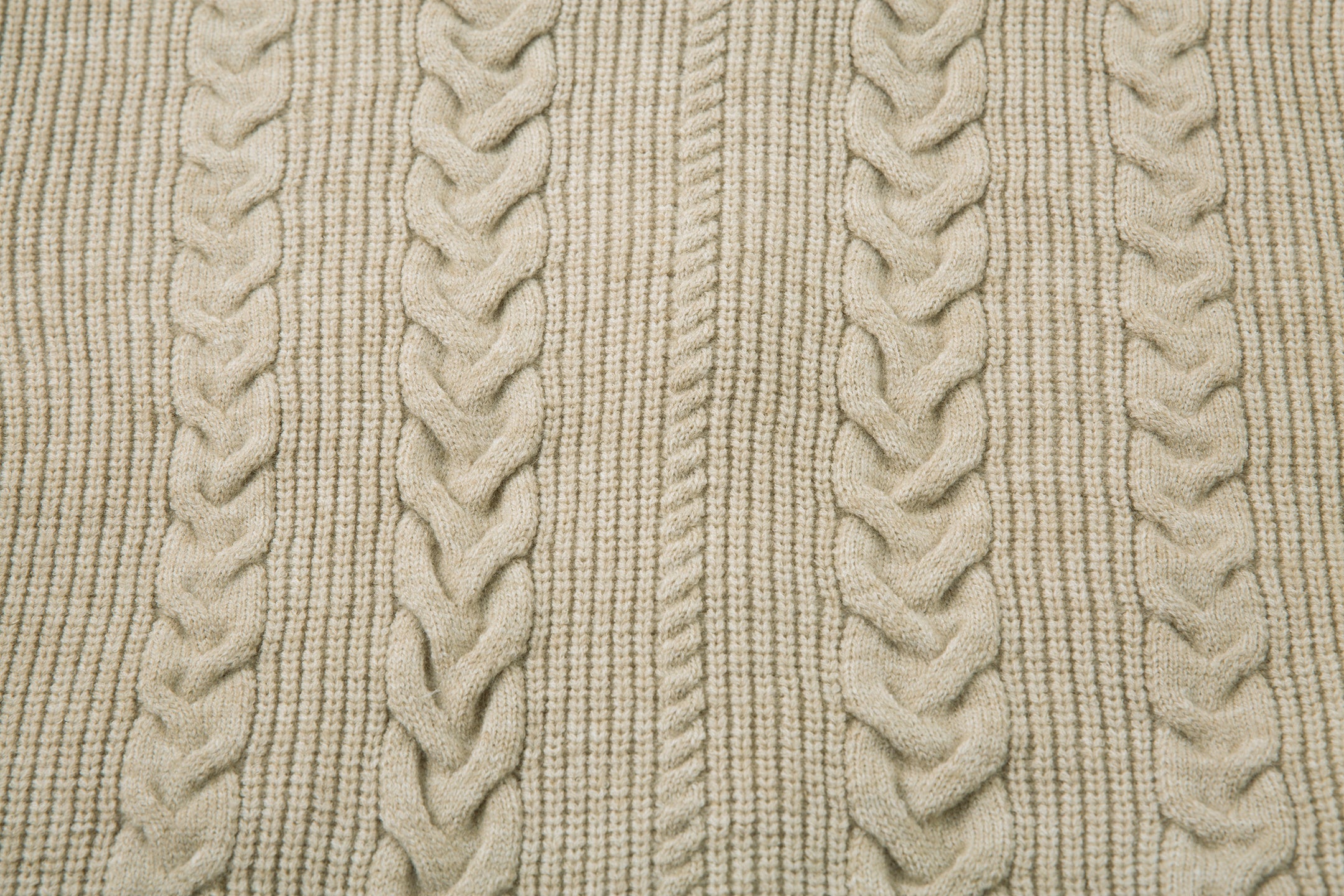 Cable Knit Zip-Up Sweater Jacket | Structured Knit Cardigan