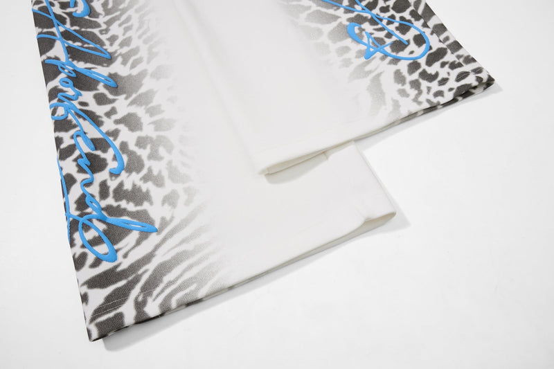 Omirad Leopard Fade Wide-Leg Sweatpants | Streetwear