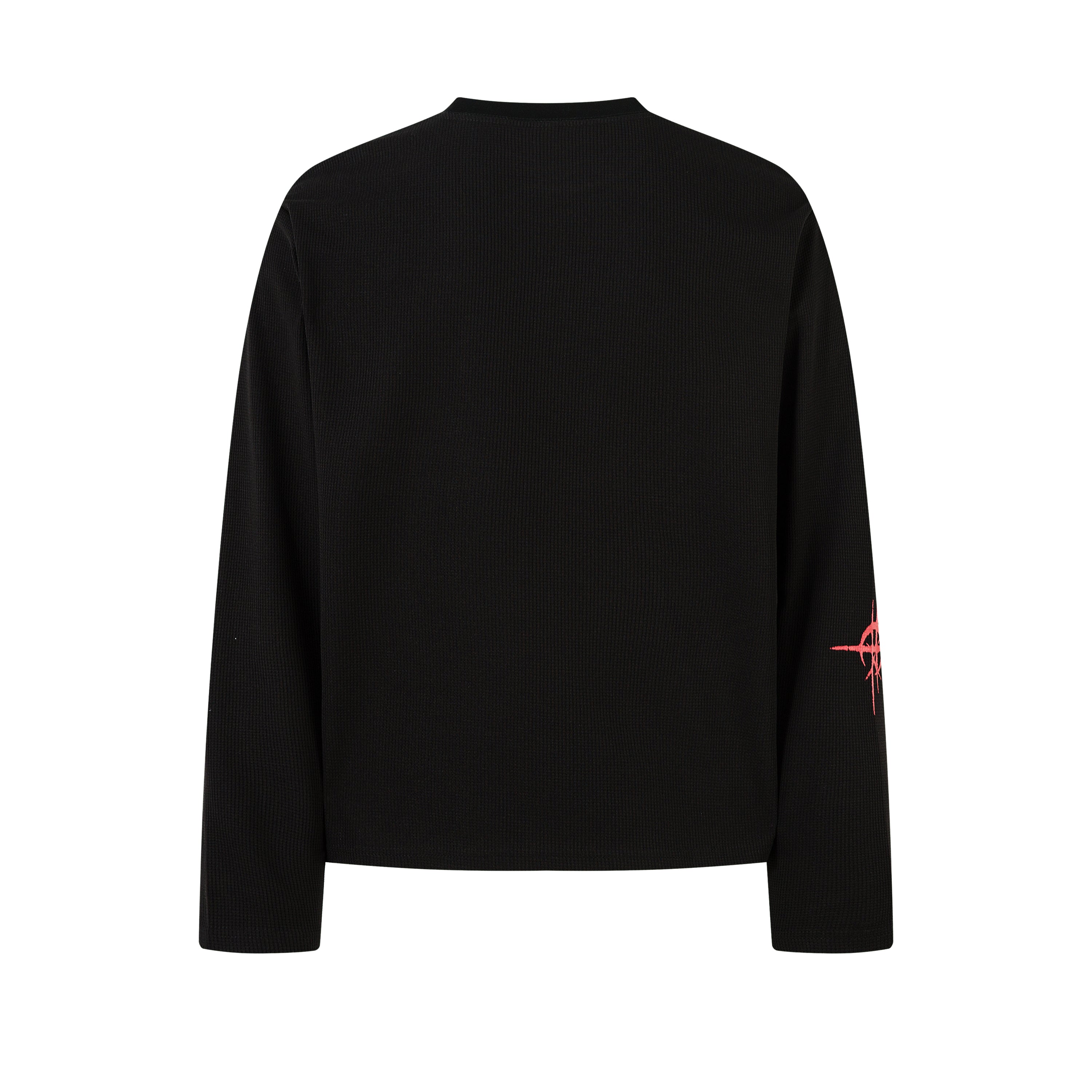 Gothic Cross Long Sleeve Graphic Tee | Dark Streetwear