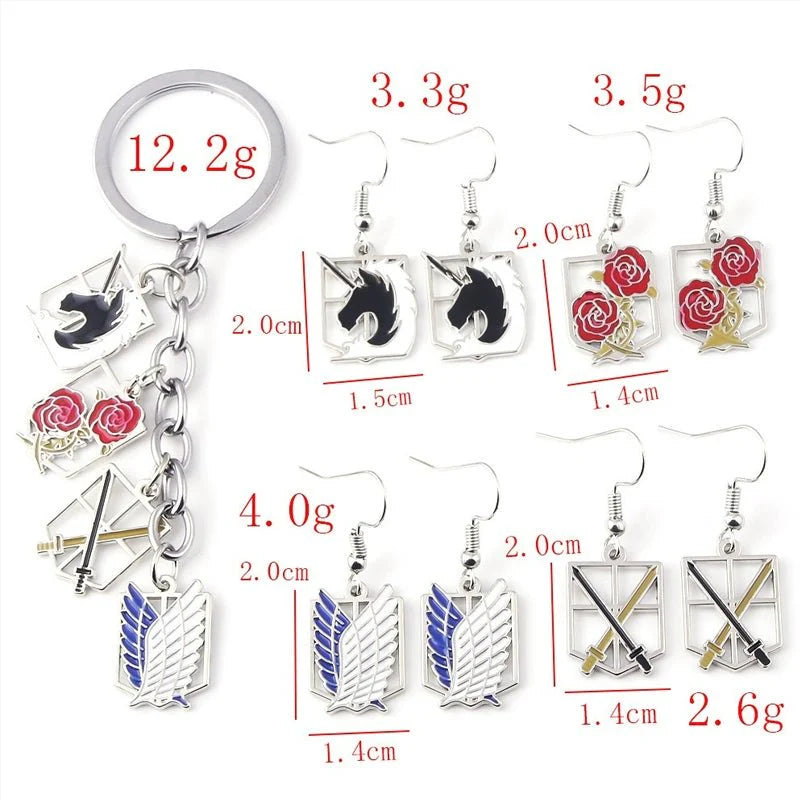 Attack on Titan earring - Seakoff