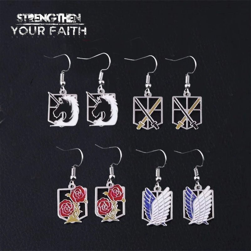 Attack on Titan earring - Seakoff