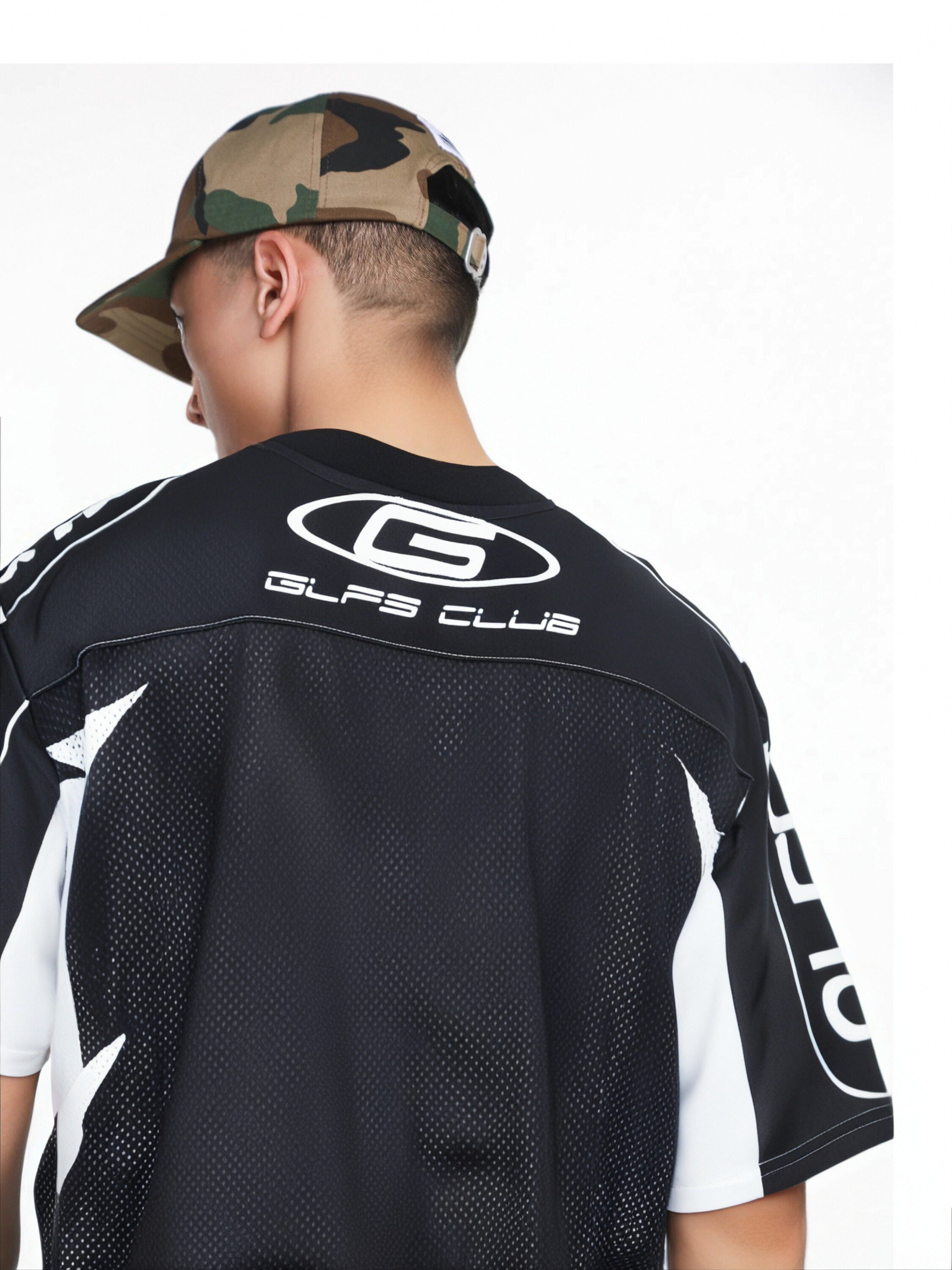 GLFS Club Tech Mesh Logo Jersey | Oversized Streetwear Fit