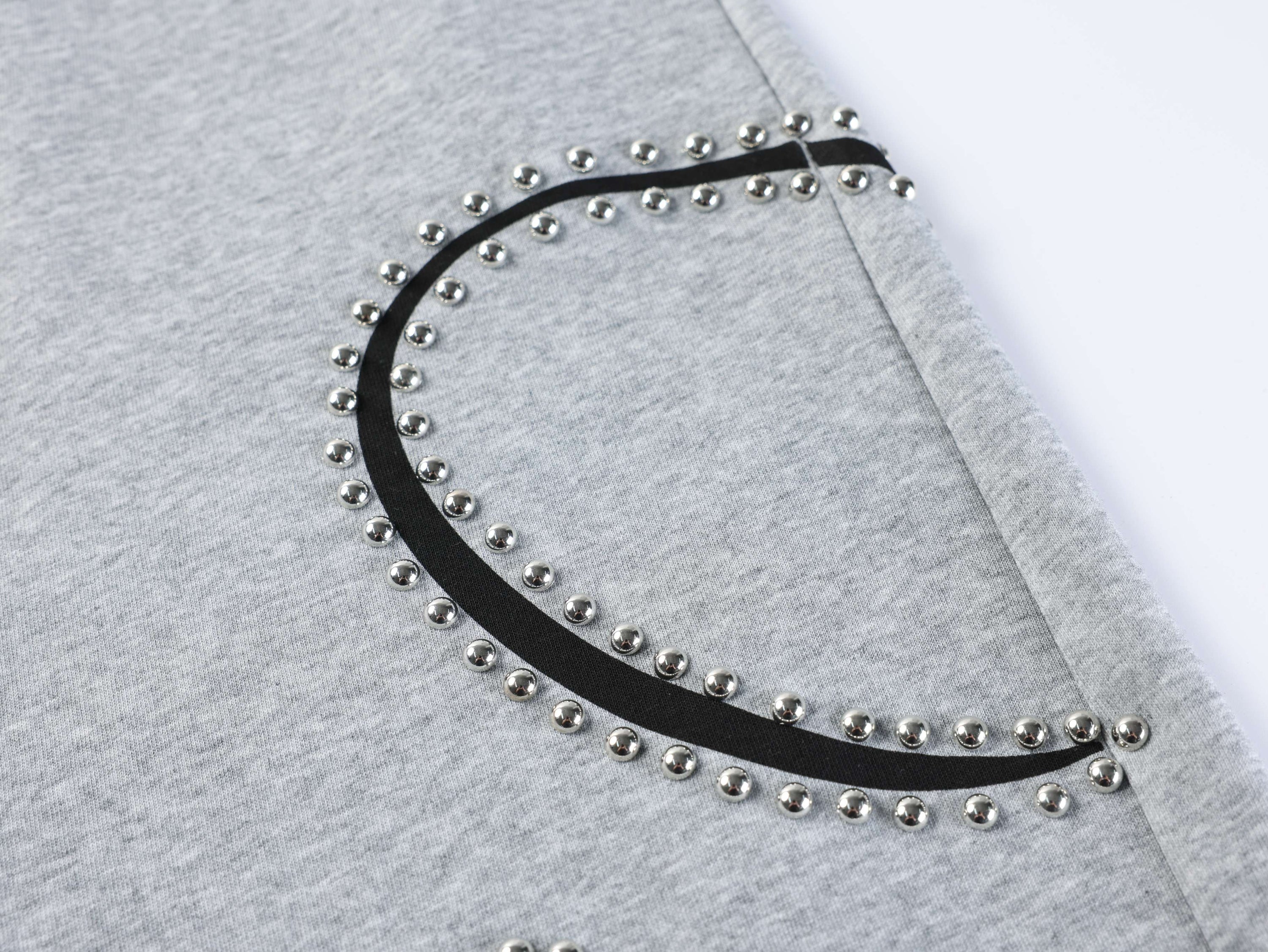 Omirad Studded Script Sweatpants | Wide-Leg Streetwear