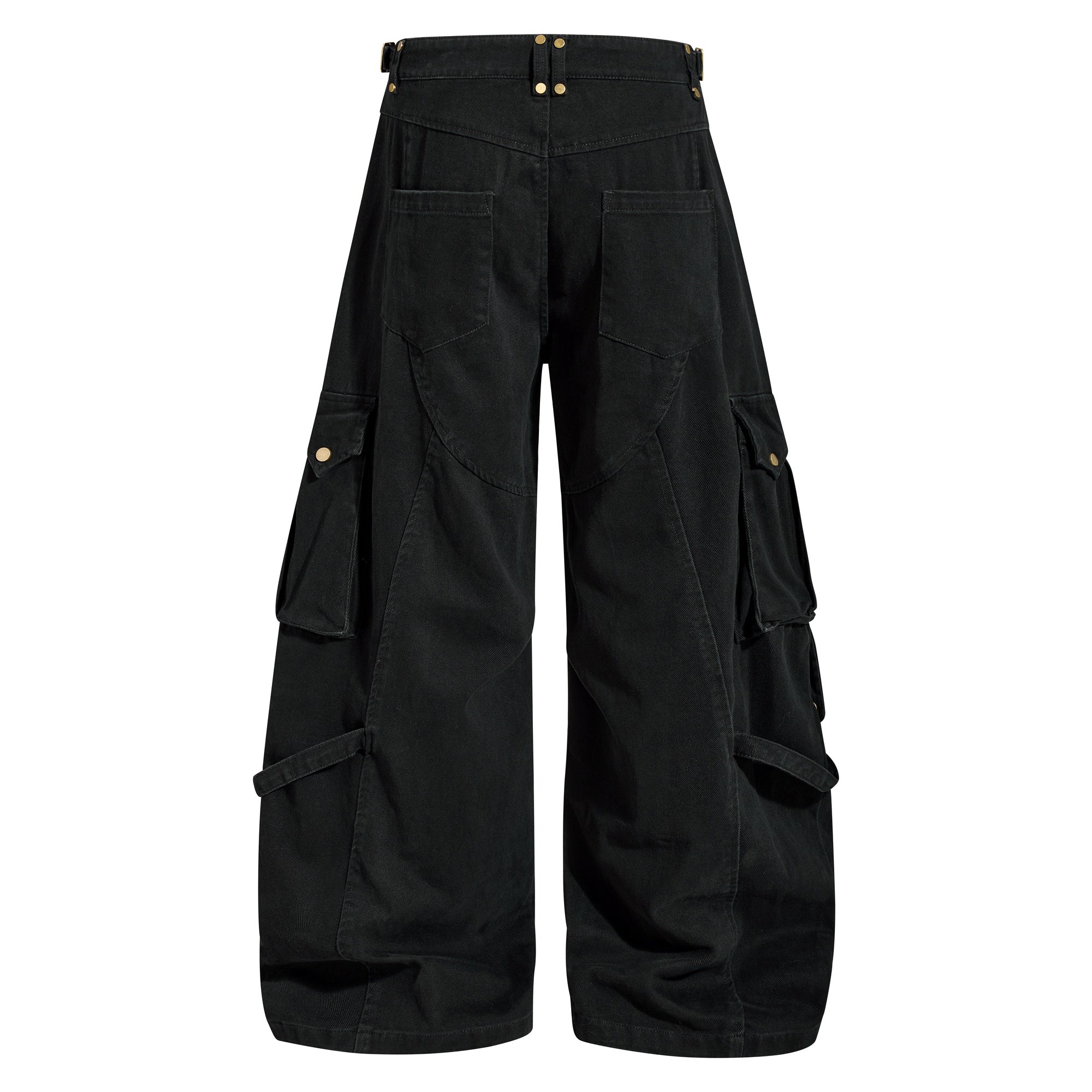 Modular Balloon Cargo Pants | Wide-Leg Tactical Streetwear