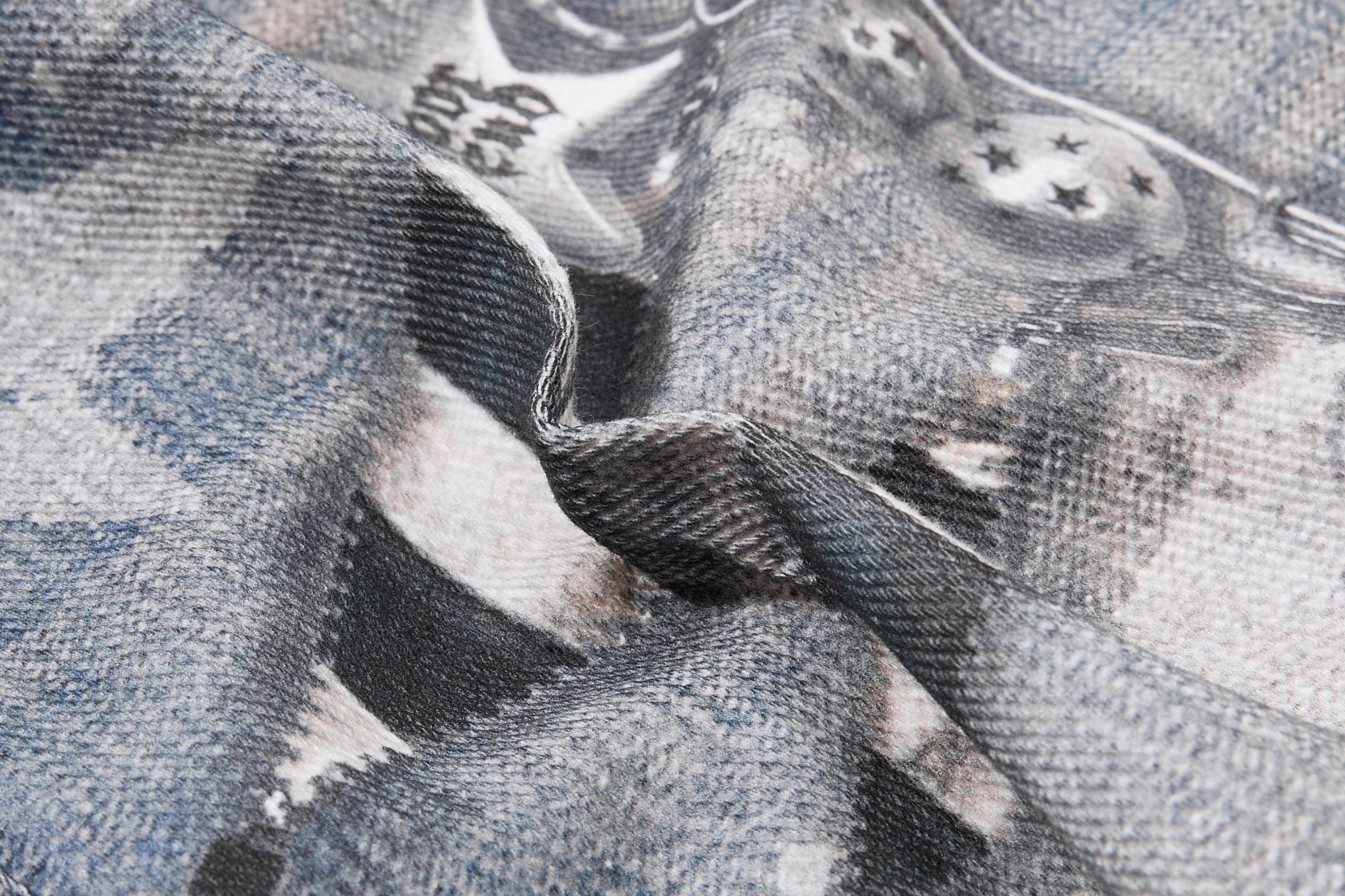 Omirad Layered Star Print Balloon Jeans | Y2K Streetwear
