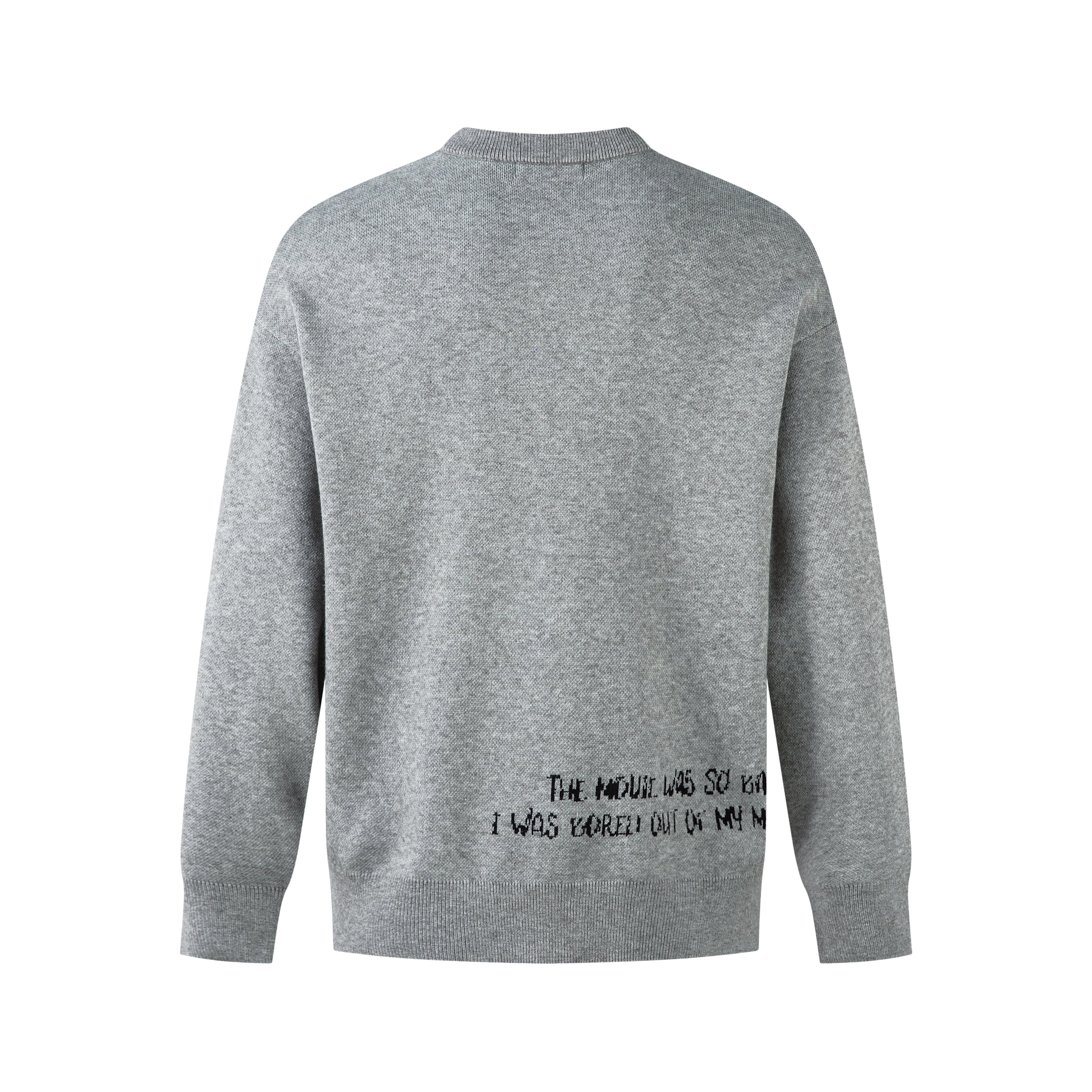 Omirad NORTH17 Graphic Knit Sweater | Graffiti V-Neck
