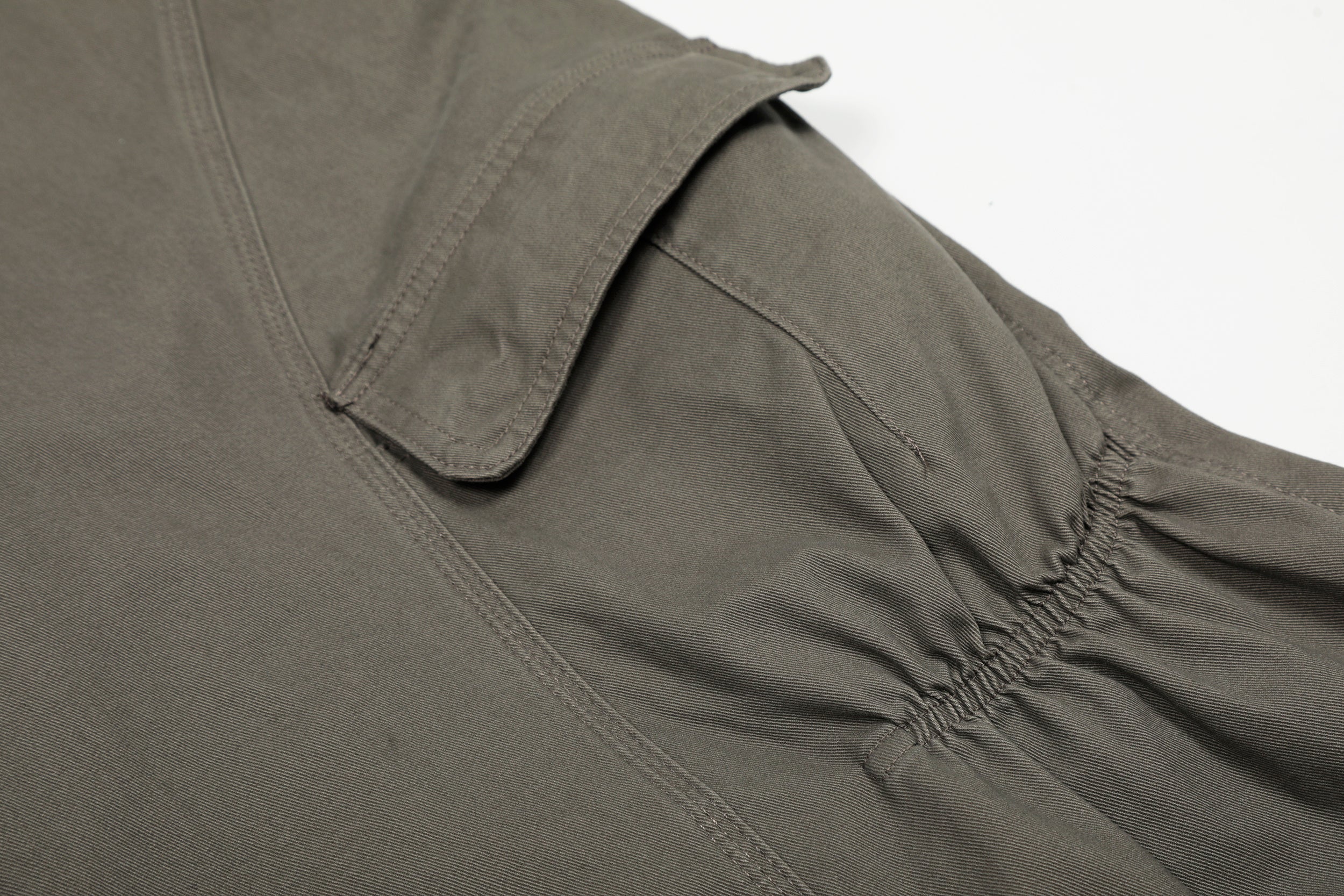 Omirad Parachute Cargo Curved Pants | Wide-Leg Cotton