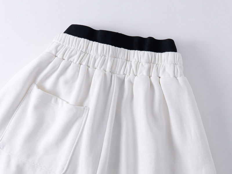 Distressed Wide-Leg Sweatpants | Washed Streetwear Joggers